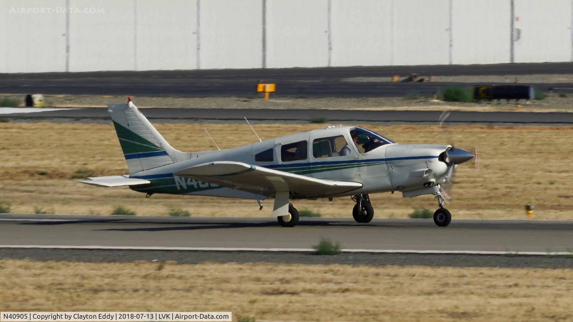 N40905, 1973 Piper PA-28R-200 C/N 28R-7435140, Livermore Airport California 2018.
