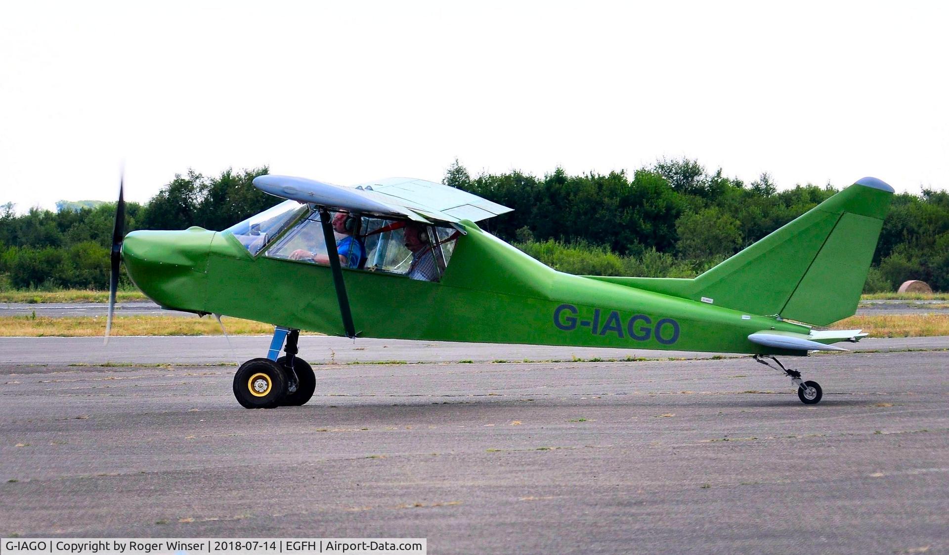 G-IAGO, 2017 Groppo Trail Mk.2 C/N LAA 372-15461, Trial Mk.2 aircraft.