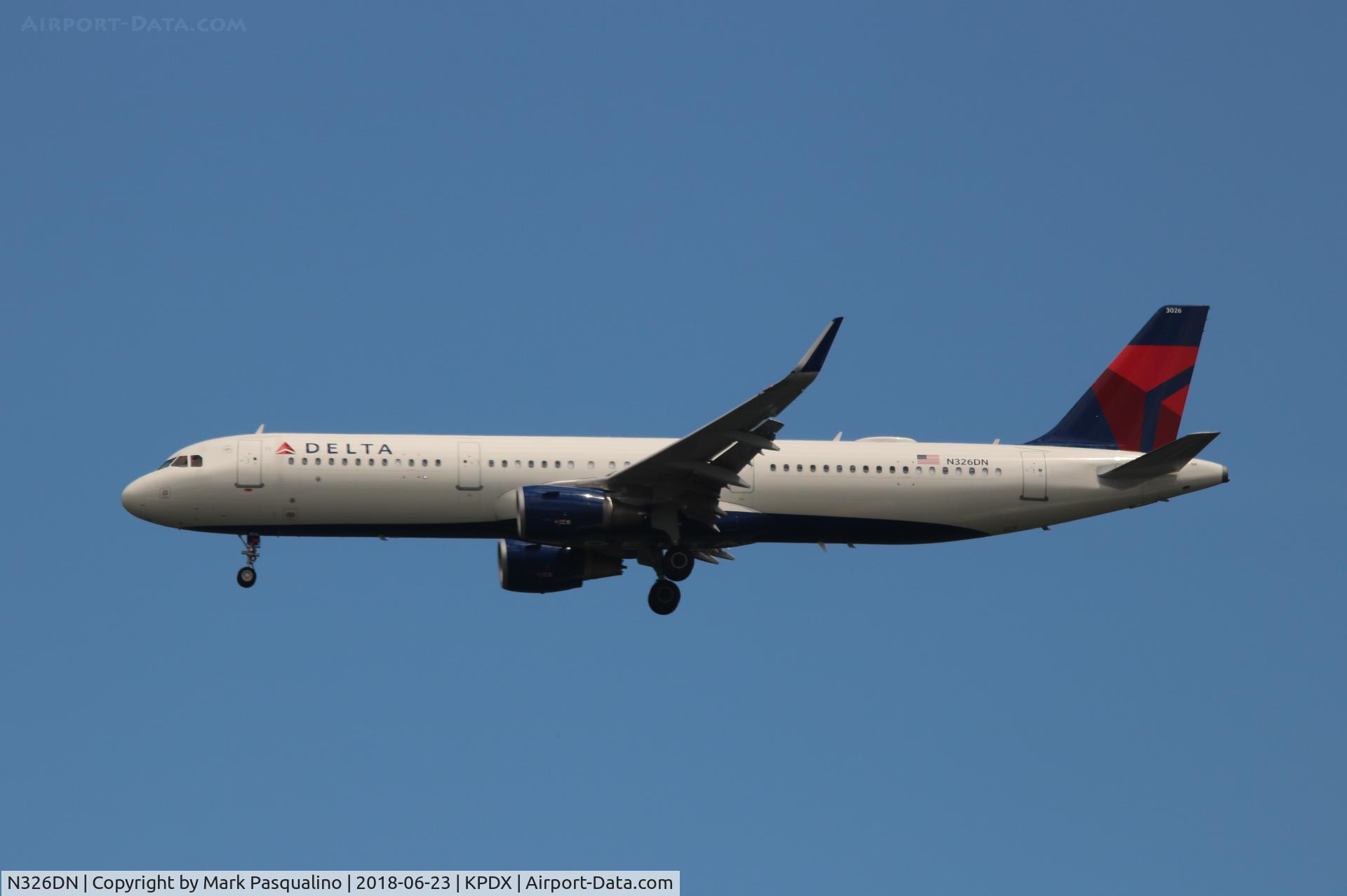 N326DN, 2017 Airbus A321-211 C/N 7645, Airbus A321-211