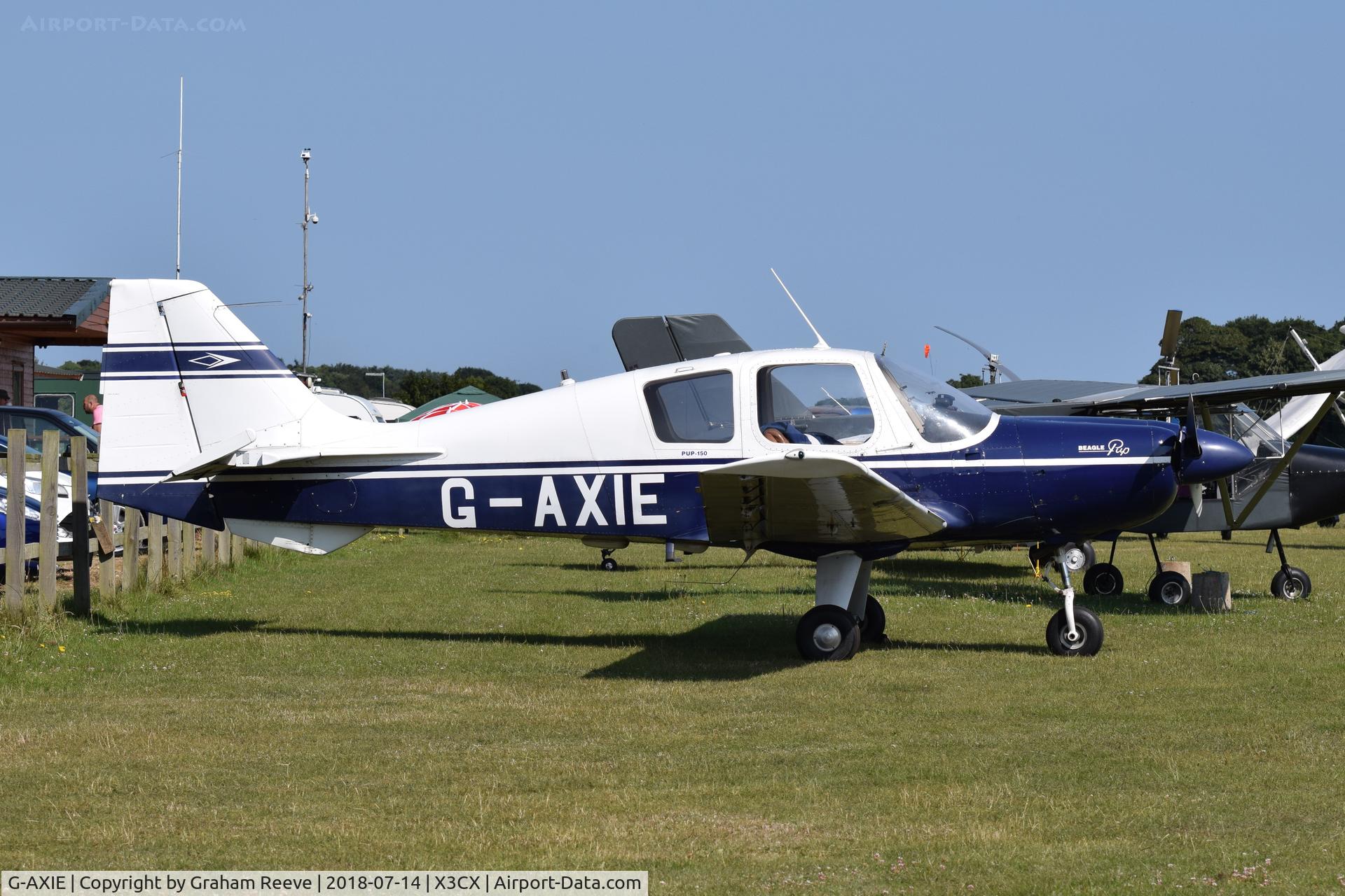 G-AXIE, 1969 Beagle B-121 Pup Series 2 (Pup 150) C/N B121-087, Parked at Northrepps.