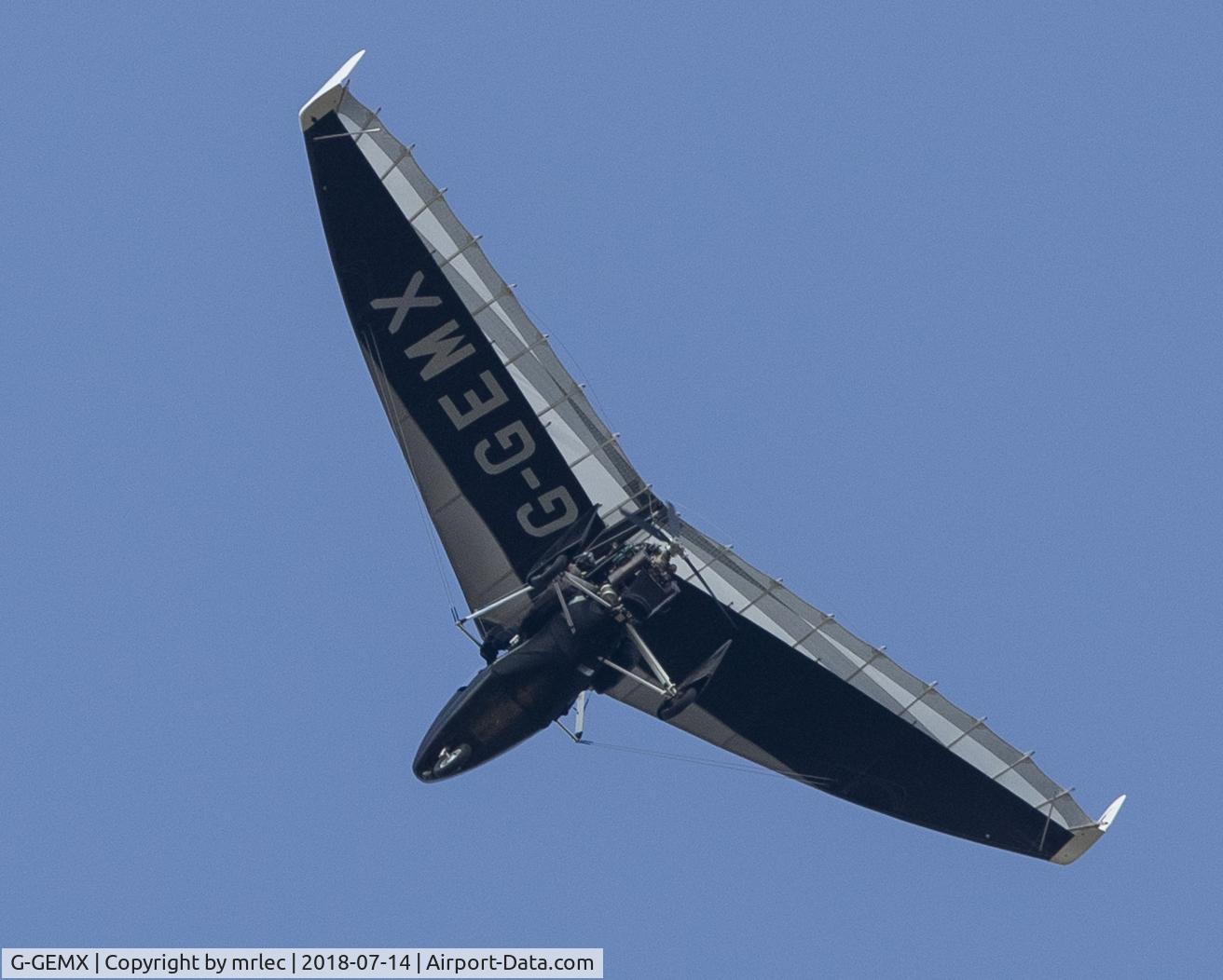 G-GEMX, 2008 P&M Aviation Quik GT450 C/N 8344, over ashbourne derbyshire
