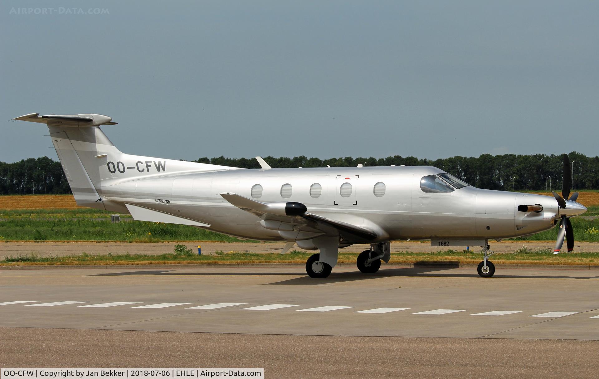 OO-CFW, 2017 Pilatus PC-12/47E C/N 1682, Lelystad Airport
