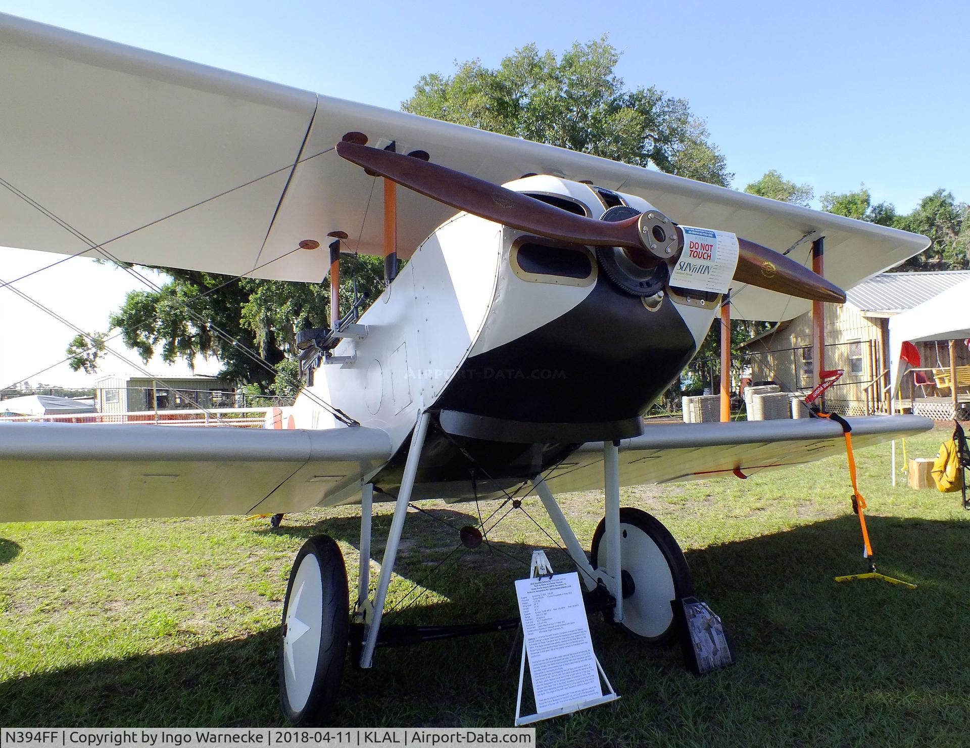 N394FF, 2012 Thomas Blake W Sopwith Schneider replica C/N 3765, Thomas Blake W Sopwith Schneider replica at 2018 Sun 'n Fun, Lakeland FL