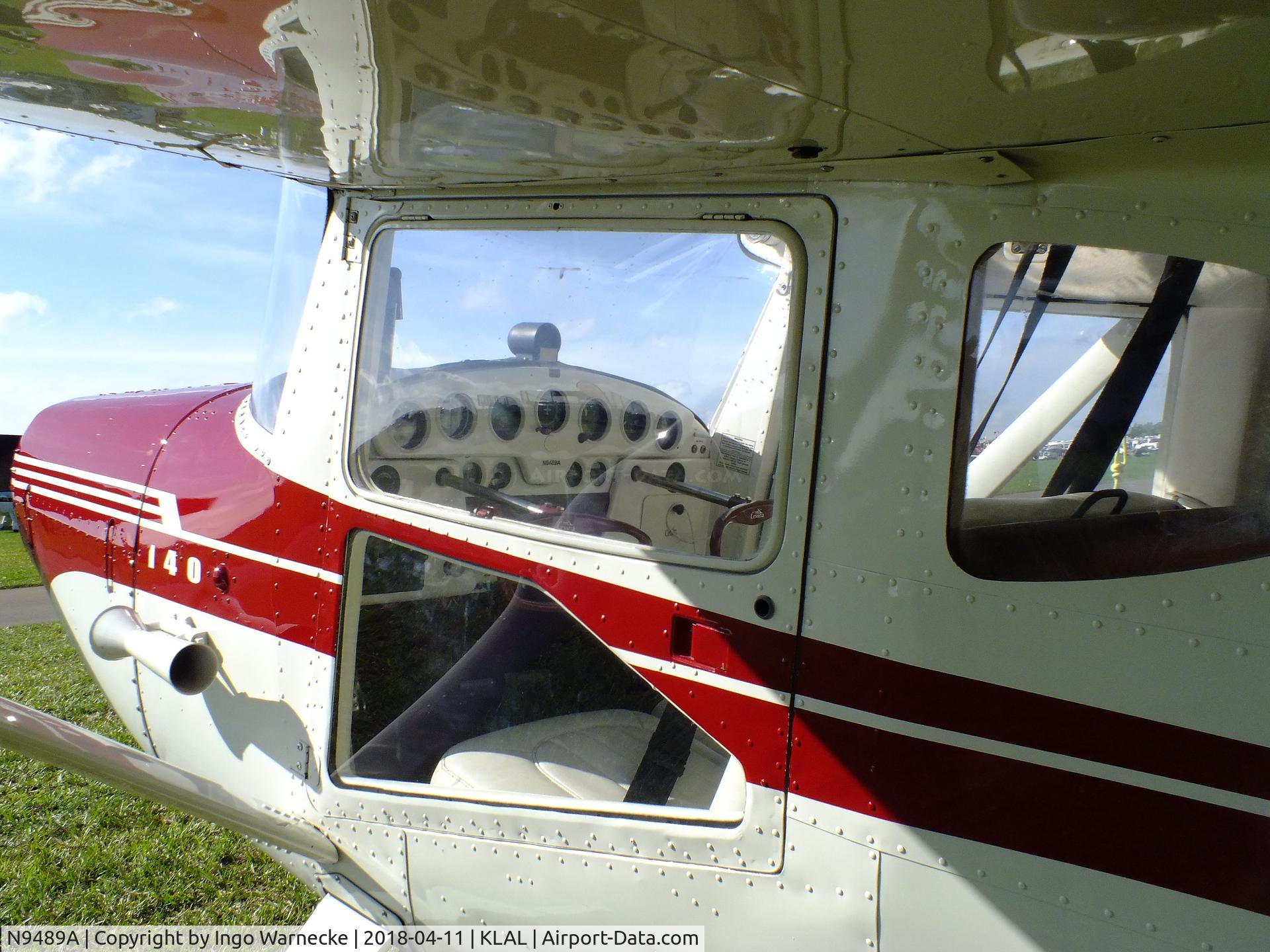 N9489A, Cessna 140A C/N 15310, Cessna 140A at 2018 Sun 'n Fun, Lakeland FL  #c