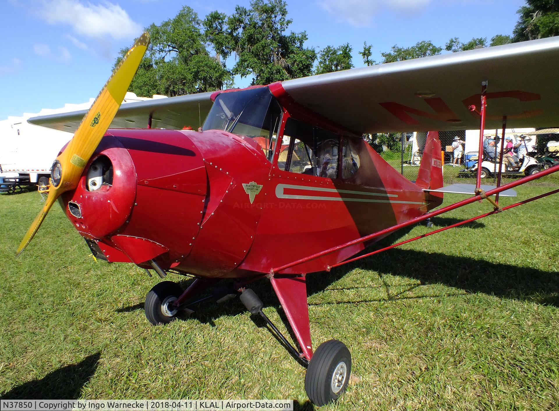 N37850, 1941 Porterfield FP-65 C/N 997, Porterfield FP-65 at 2018 Sun 'n Fun, Lakeland FL