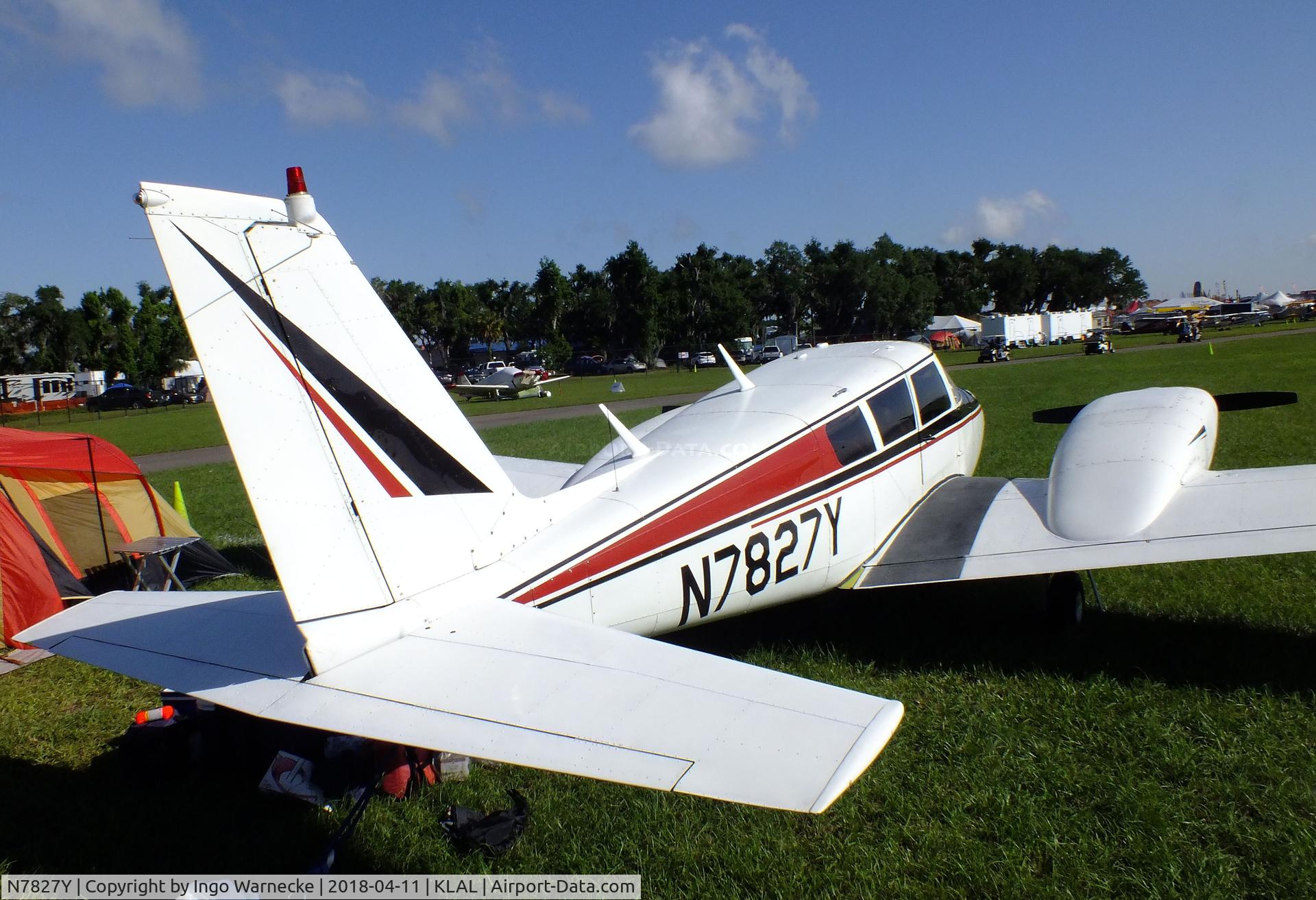N7827Y, 1965 Piper PA-30 Twin Comanche C/N 30-902, Piper PA-30 Twin Comanche at 2018 Sun 'n Fun, Lakeland FL