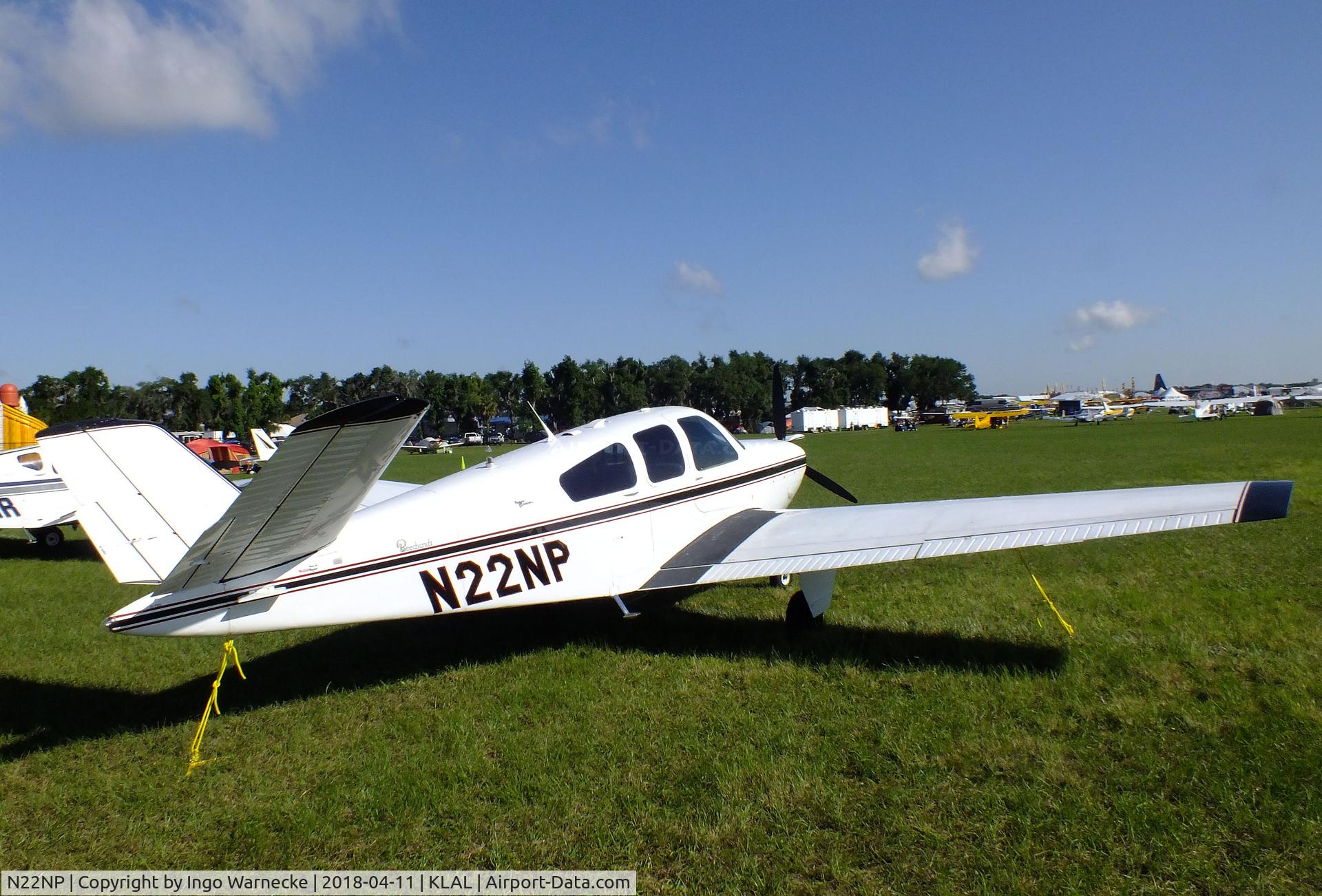 N22NP, 1964 Beech S35 Bonanza C/N D-7354, Beechcraft S35 Bonanza at 2018 Sun 'n Fun, Lakeland FL