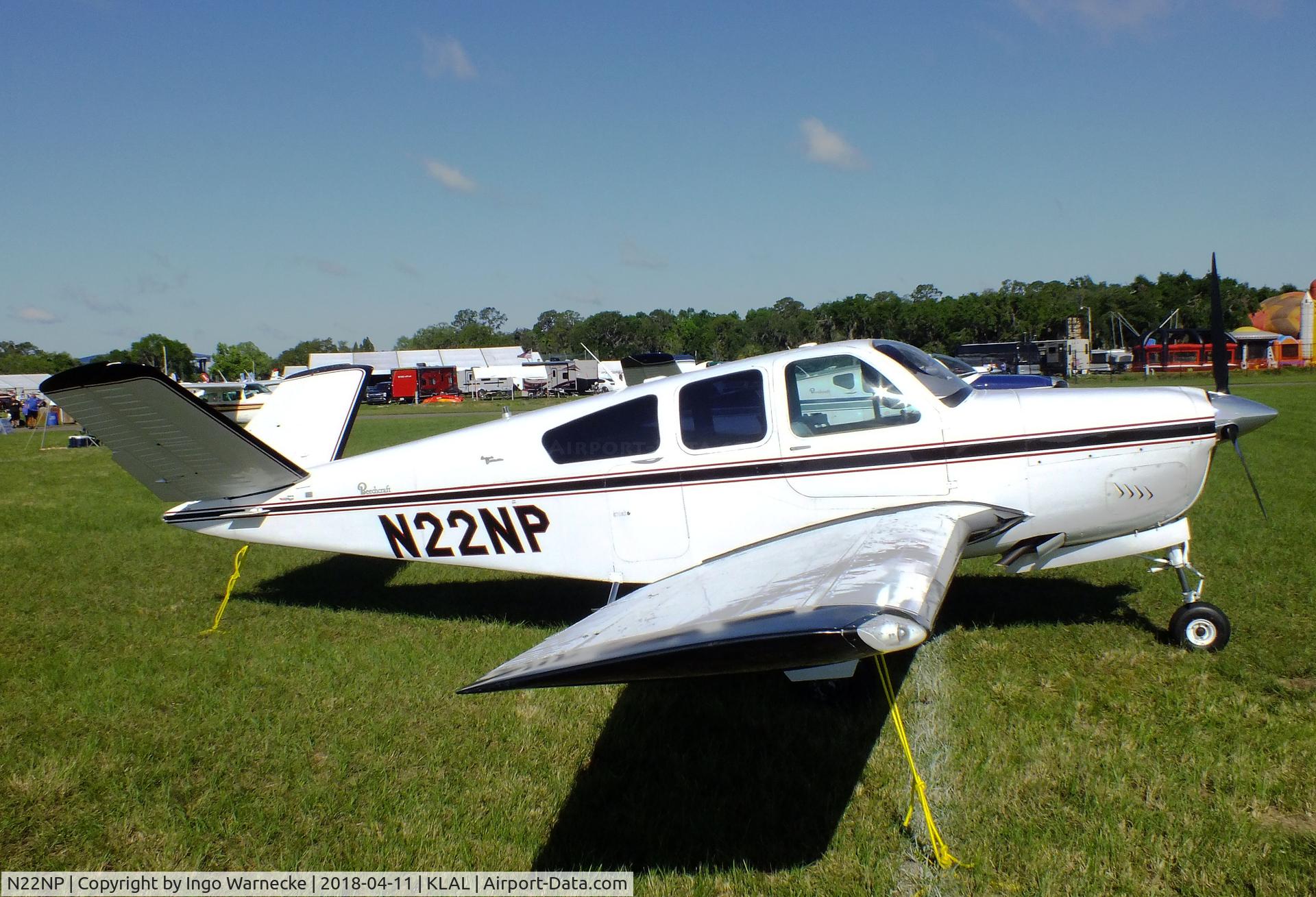 N22NP, 1964 Beech S35 Bonanza C/N D-7354, Beechcraft S35 Bonanza at 2018 Sun 'n Fun, Lakeland FL
