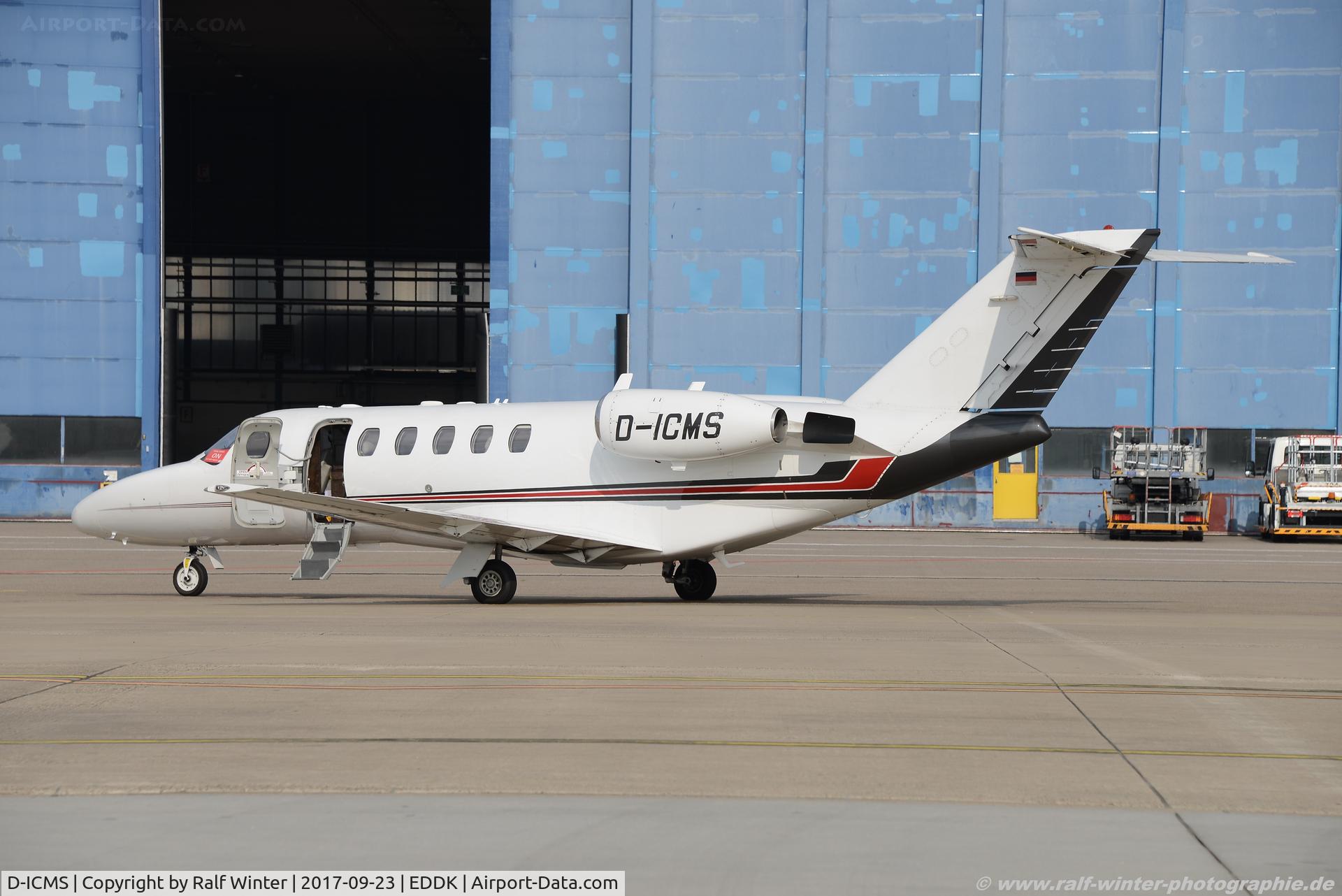 D-ICMS, 2002 Cessna 525A CitationJet CJ2 C/N 525A-0108, Cessna 525A CitationJet CJ2 - Brose Fahrzeugteile - 525A0108 - D-ICMS - 23.09.2017 - CGN