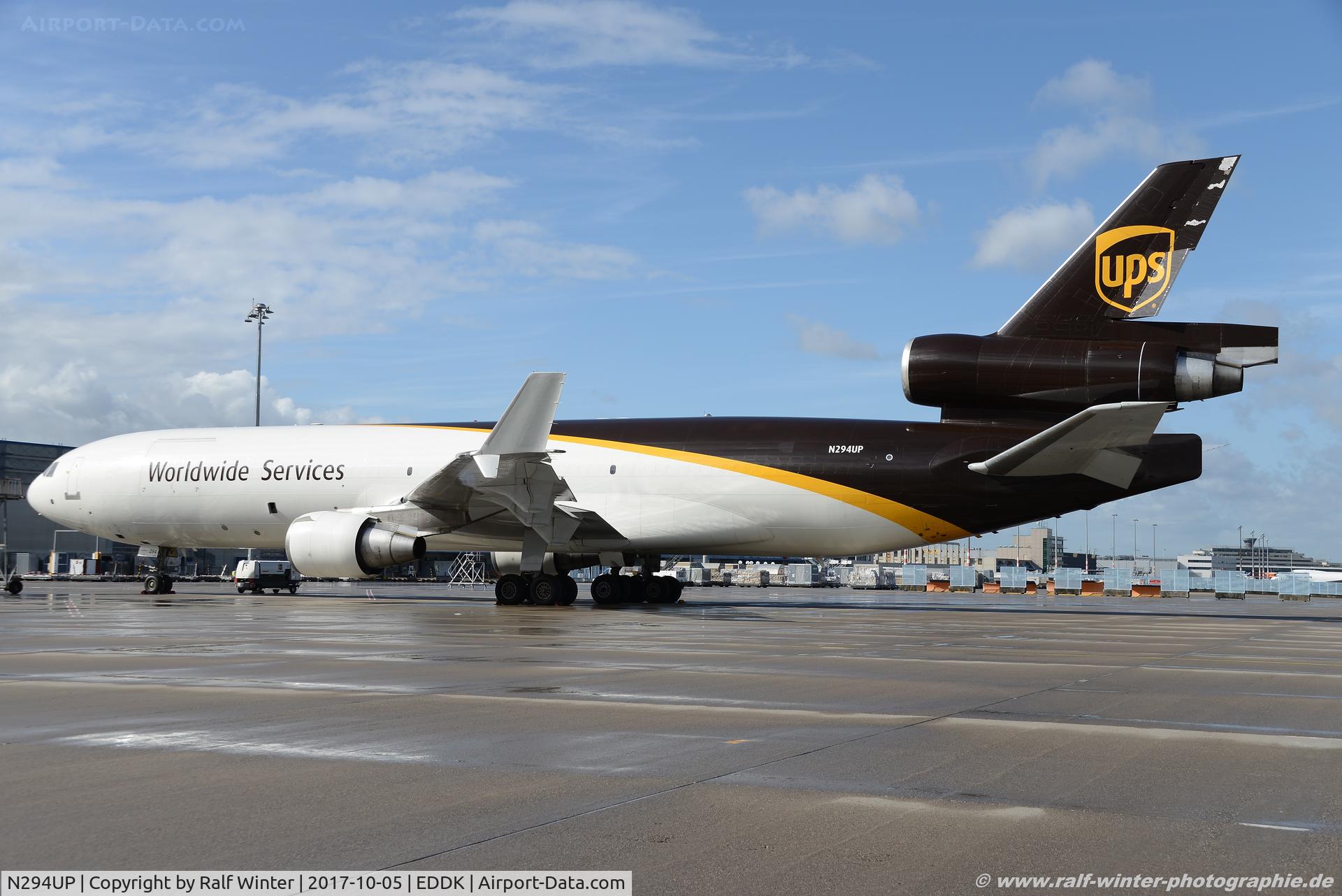 N294UP, 1991 McDonnell Douglas MD-11 C/N 48472, McDonnell Douglas MD-11F - 5X UPS United Parcel Service - 48472 - N294UP - 05.10.2017 - CGN