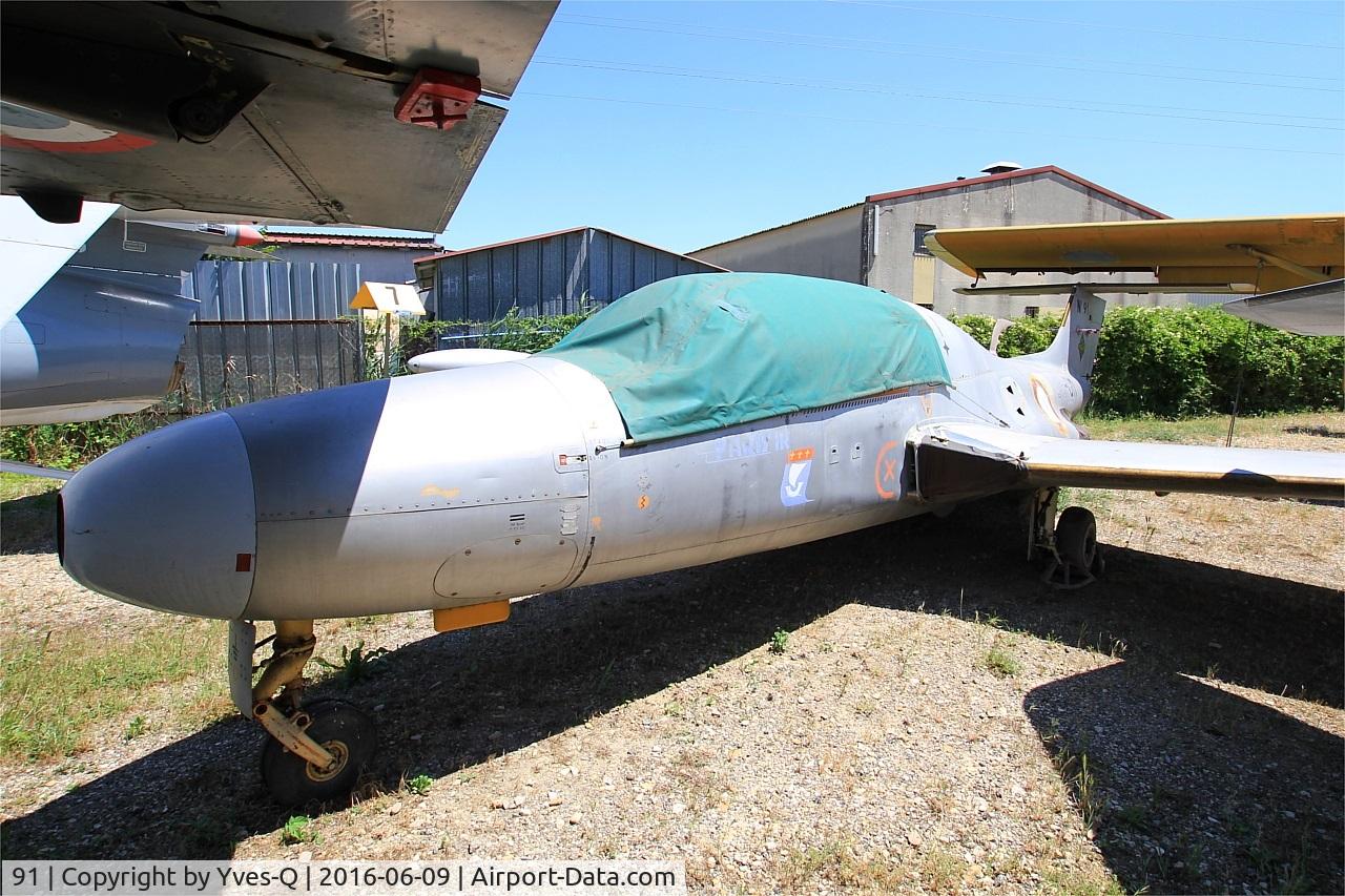 91, 1961 Morane-Saulnier MS.760 Paris C/N 91, Morane-Saulnier MS.760 Paris, Les Amis de la 5ème Escadre Museum, Orange