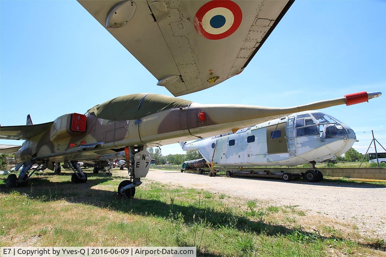 E7, Sepecat Jaguar E C/N E7, Sepecat Jaguar E, preserved at les amis de la 5ème escadre Museum, Orange