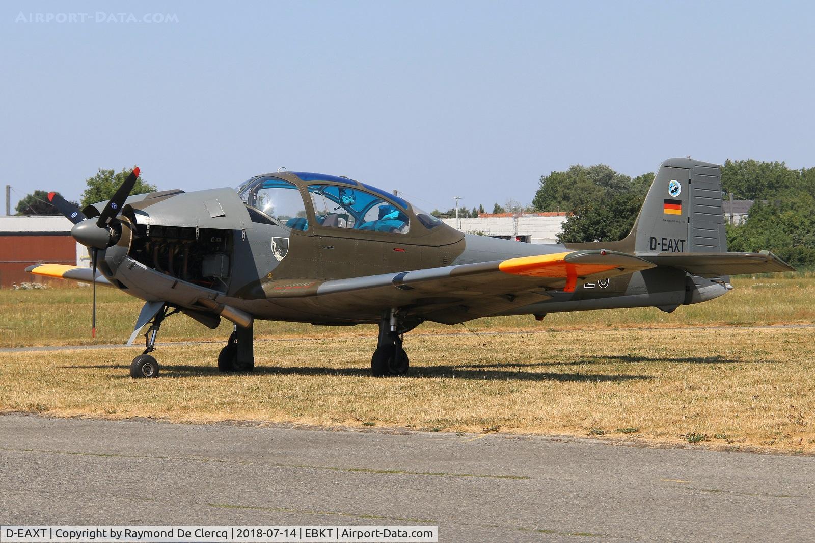 D-EAXT, 1960 Focke-Wulf FWP-149D C/N 171, Visitor at Wevelgem.