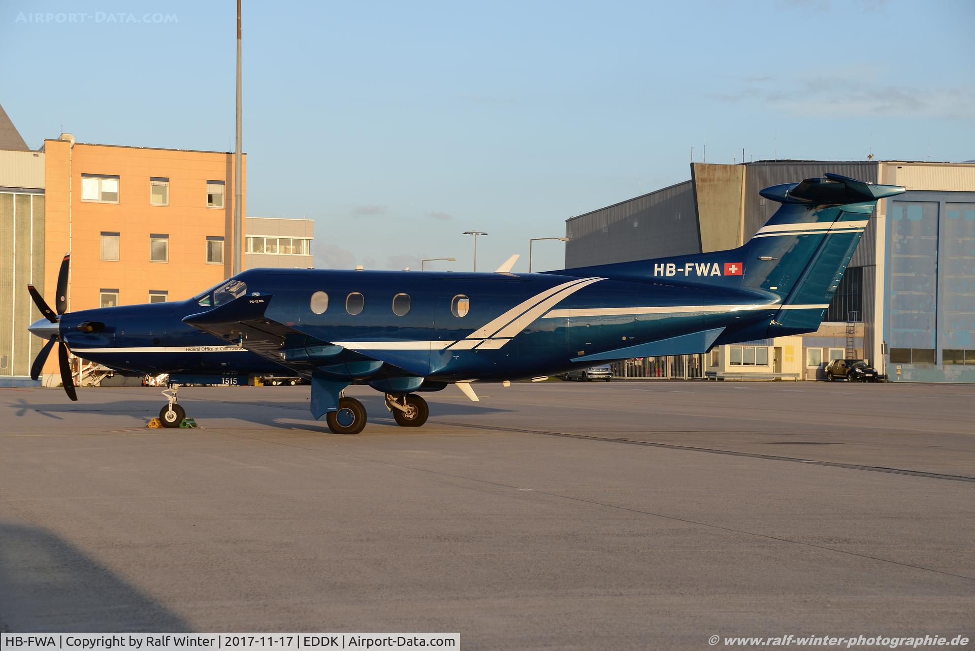 HB-FWA, 2015 Pilatus PC-12/47E C/N 1515, Pilatus PC-12-47E - Federal Office of Civil Aviation FOCA - 1515 - HB-FWA - 17.11.2017 - CGN