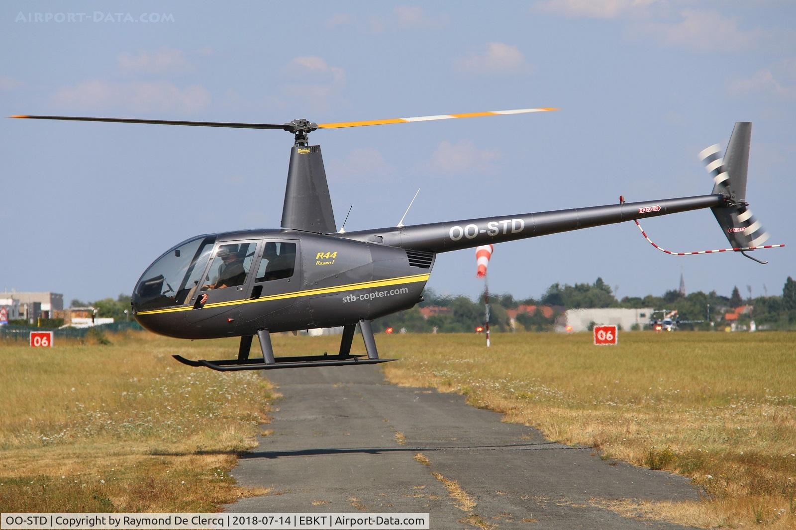OO-STD, 2009 Robinson R44 Raven C/N 2019, At home base Wevelgem.