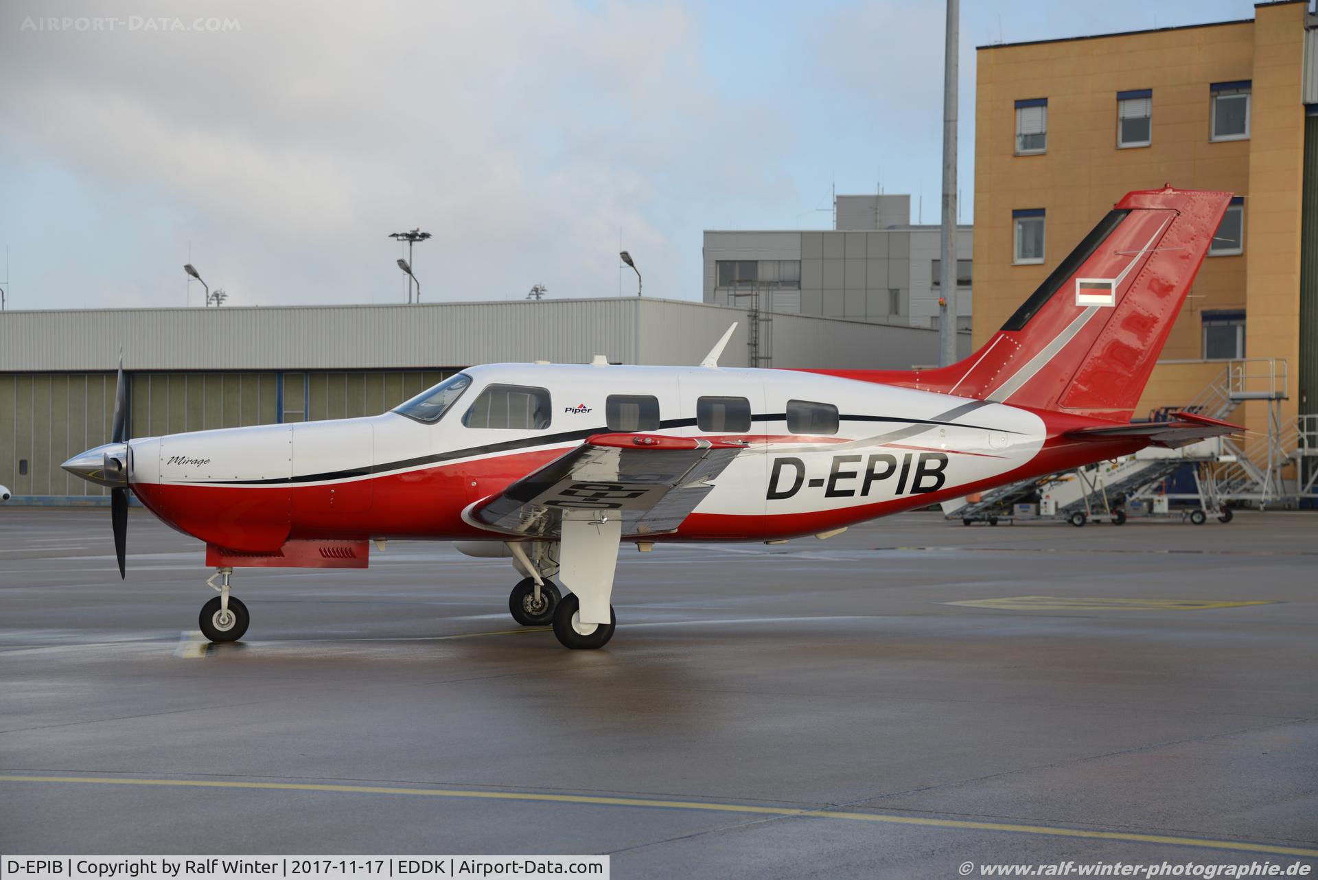 D-EPIB, Piper PA-46-350P Malibu Mirage C/N 4636564, Piper PA-46-350P Malibu - Private - 4636564 - D-EPIB -  17.11.2017 - CGN
