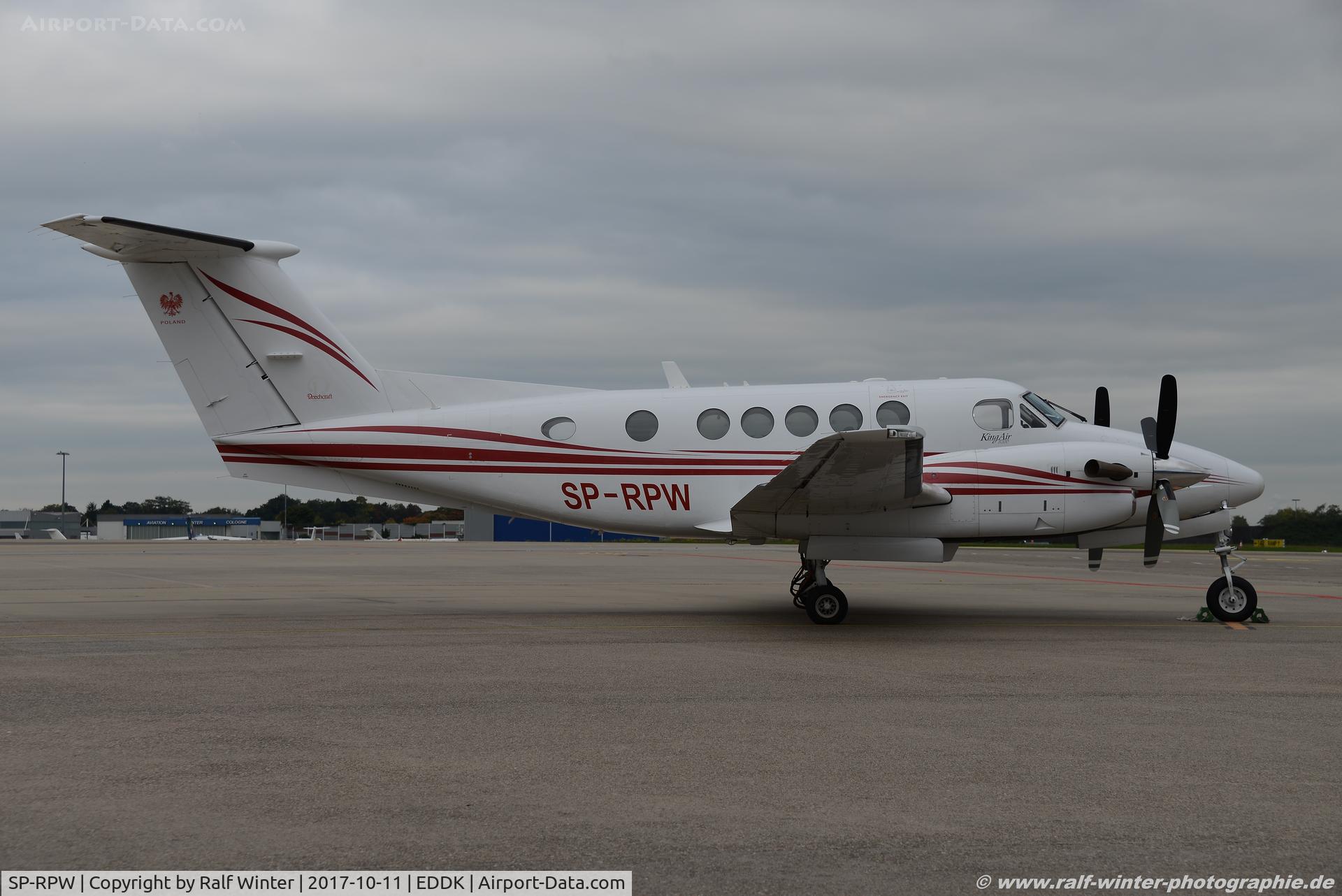 SP-RPW, 2003 Raytheon B200 King Air C/N BB-1861, Raytheon Aircraft B200 King Air - GNH General Aviation Services - BB-1861 - SP-RPW - 11.10.2017 - CGN