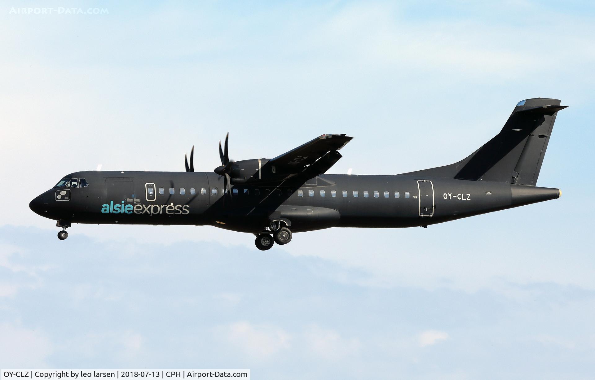OY-CLZ, 2008 ATR 72-212A C/N 818, Copenhagen 13.7.2018 L/D R-04L