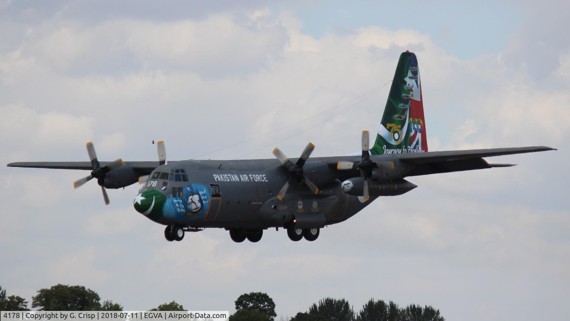 4178, Lockheed C-130E Hercules C/N 382-4178, Royal International Air Tattoo, RAF Fairford