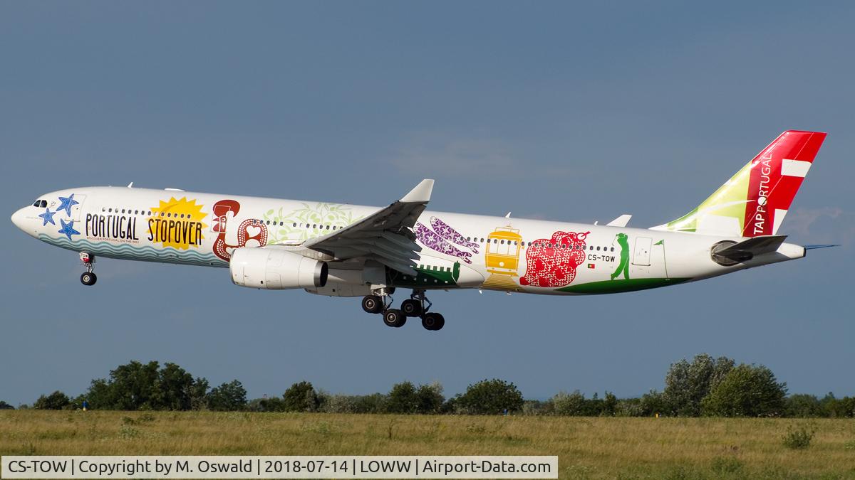 CS-TOW, 2009 Airbus A330-343E C/N 1012, Landing RWY 34