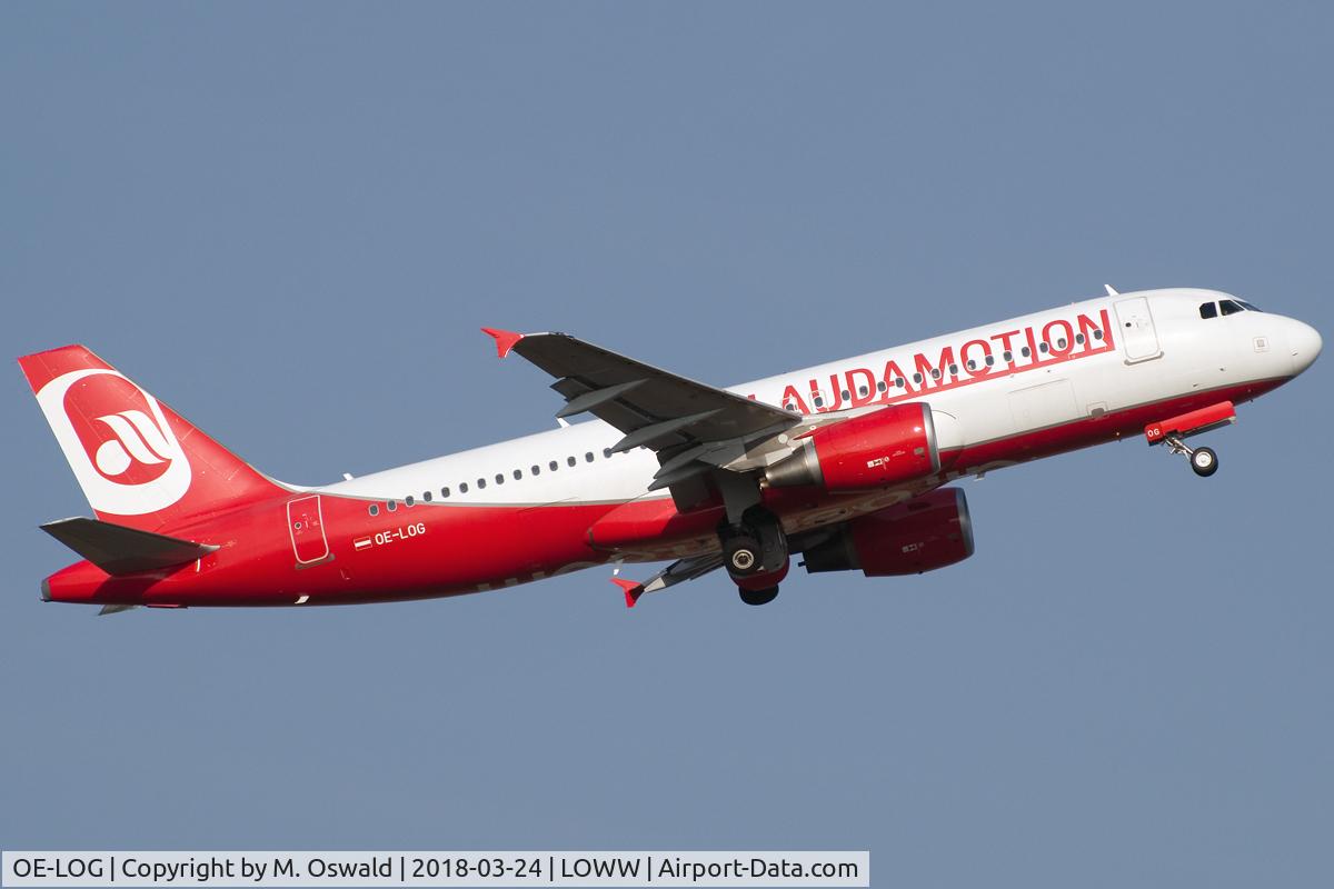 OE-LOG, 2010 Airbus A320-214 C/N 4187, Take off RWY 16.