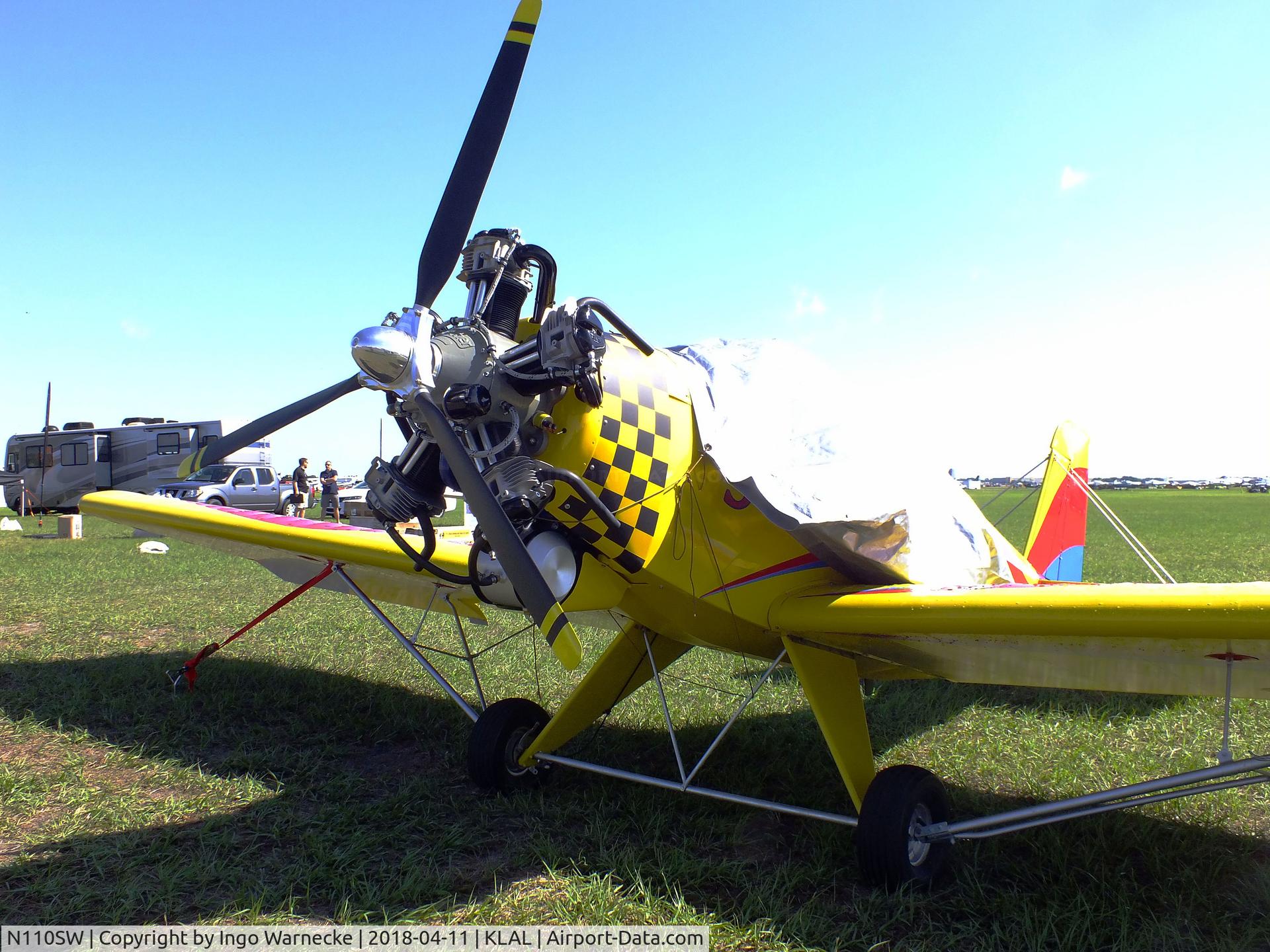 N110SW, 2001 Fisher Avenger V C/N SW001, Fisher Avenger V at 2018 Sun 'n Fun, Lakeland FL