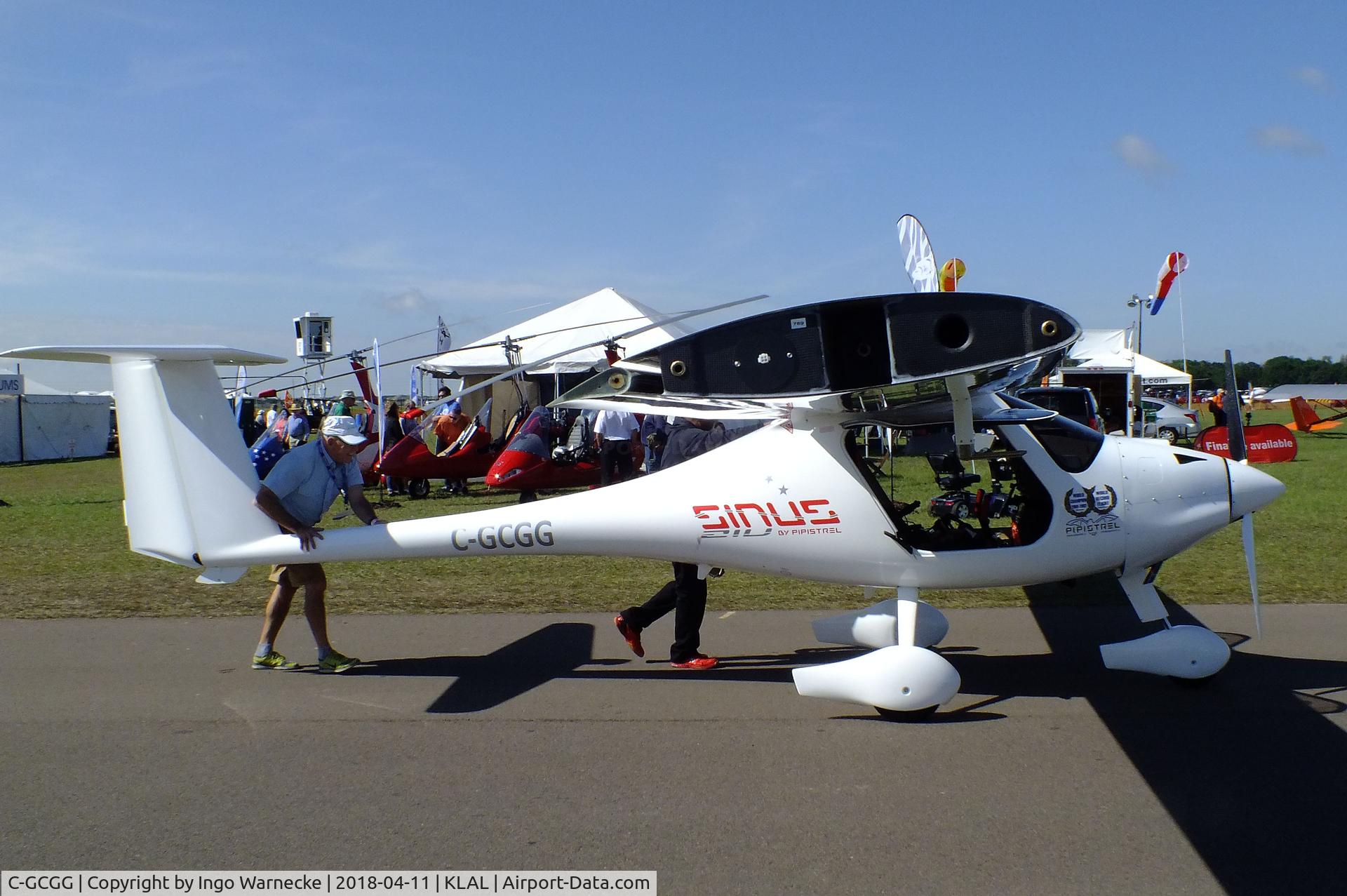 C-GCGG, 2016 Pipistrel Sinus 912 C/N 789 SFN 912, Pipistrel Sinus 912 at 2018 Sun 'n Fun, Lakeland FL