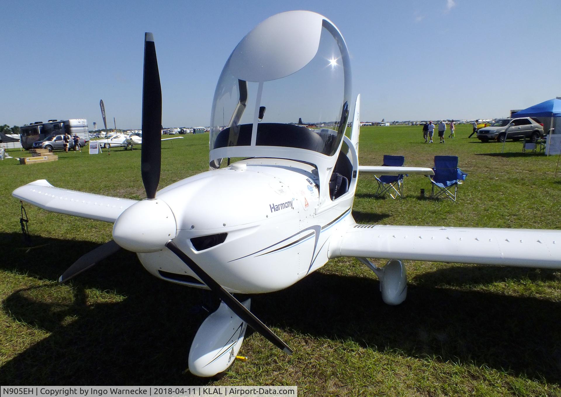 N905EH, Evektor-Aerotechnik Harmony LSA C/N 2011 1413, Evektor Harmony LSA at 2018 Sun 'n Fun, Lakeland FL