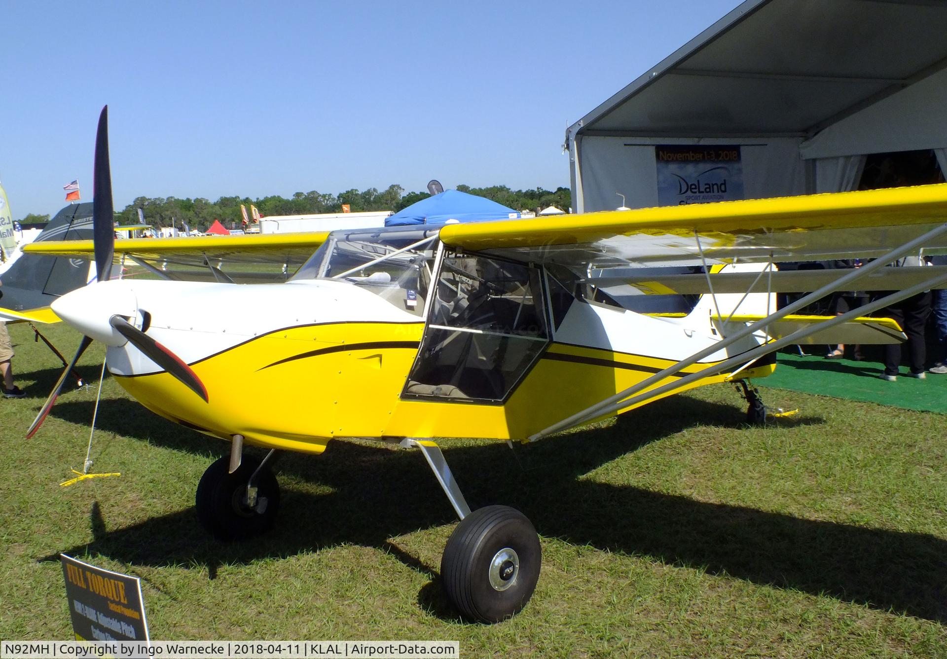 N92MH, 2011 Kitfox Aircraft Model 7 Super C/N KA11128197, Kitfox Model 7 Super at 2018 Sun 'n Fun, Lakeland FL
