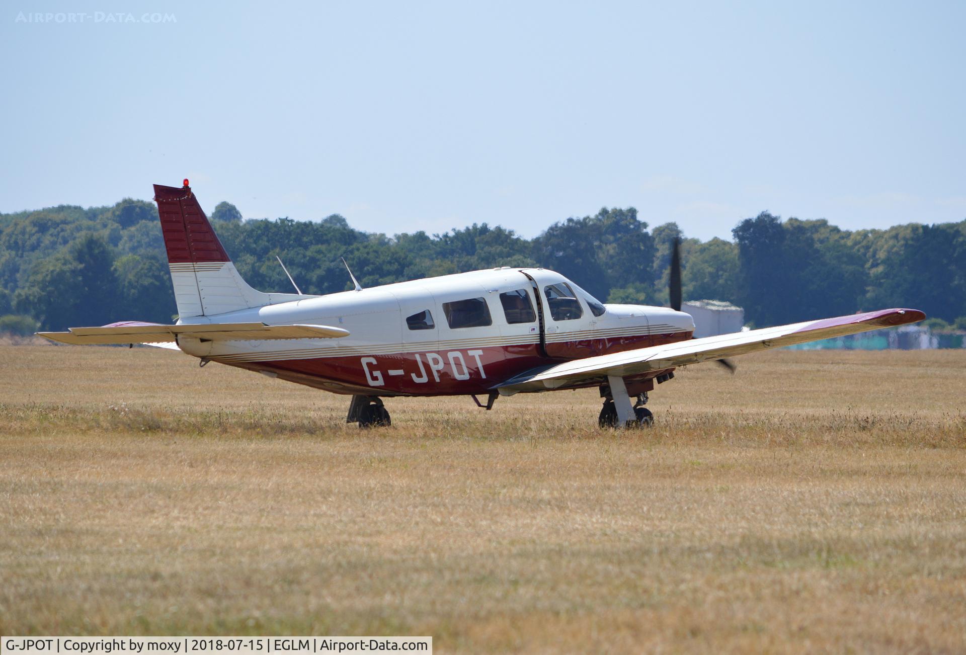 G-JPOT, 1981 Piper PA-32R-301 Saratoga SP C/N 32R-8113065, Piper PA-32R-301 Saratoga SP at White Waltham.