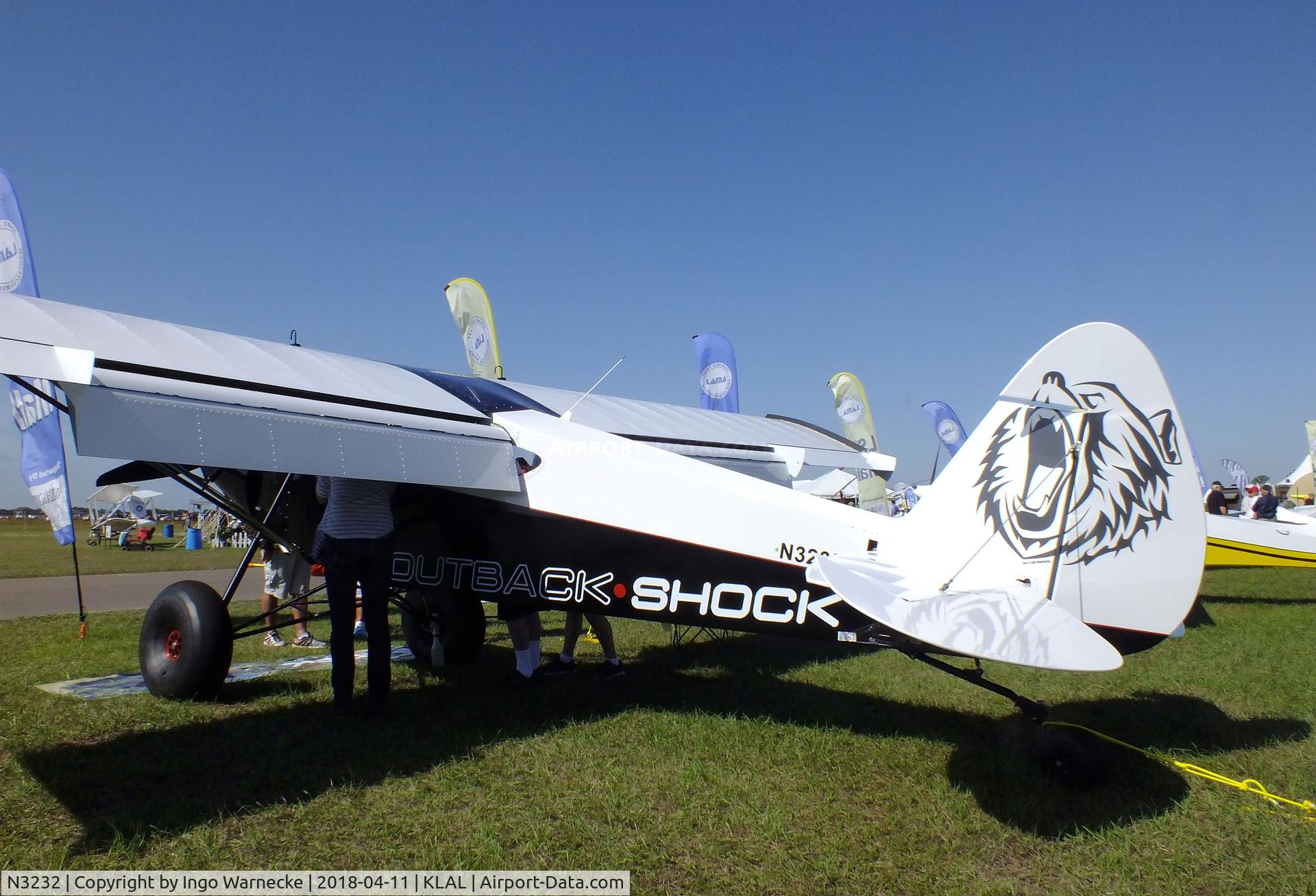 N3232, 2017 Zlin Savage Outback Shock C/N 330, Zlin Savage Outback Shock at 2018 Sun 'n Fun, Lakeland FL