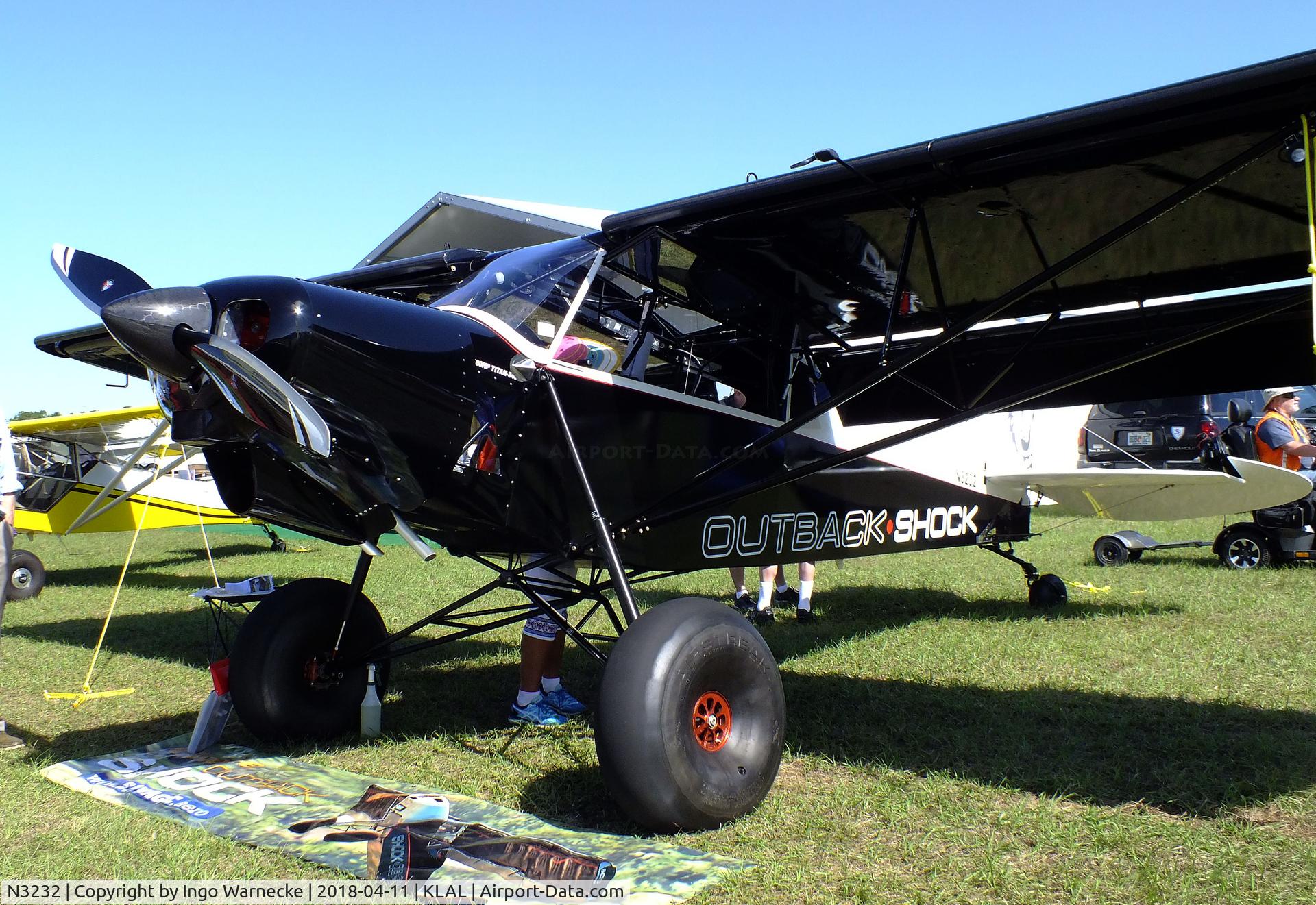 N3232, 2017 Zlin Savage Outback Shock C/N 330, Zlin Savage Outback Shock at 2018 Sun 'n Fun, Lakeland FL