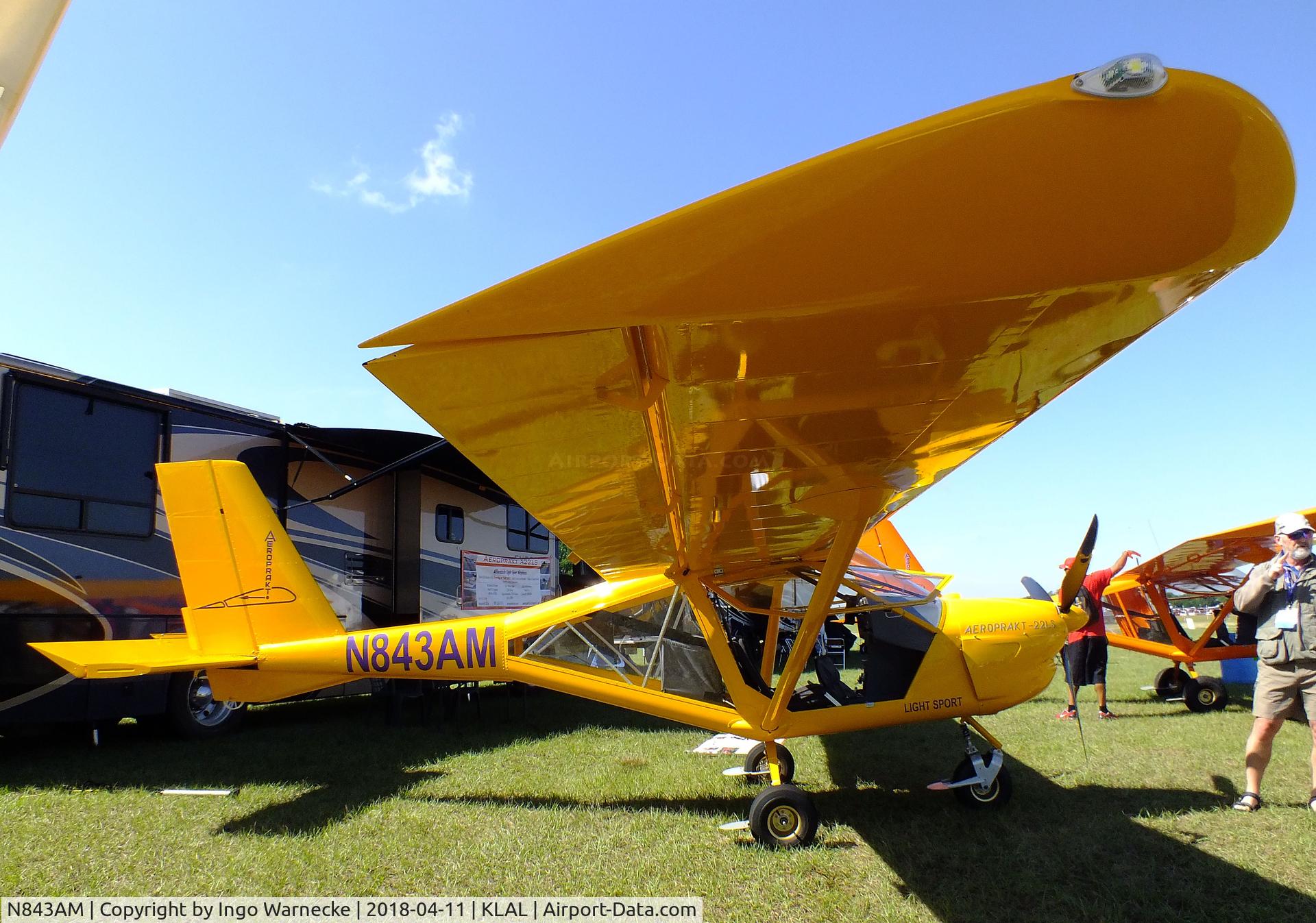 N843AM, Aeroprakt A22-LS Foxbat C/N 294, Aeroprakt A22-LS Foxbat at 2018 Sun 'n Fun, Lakeland FL