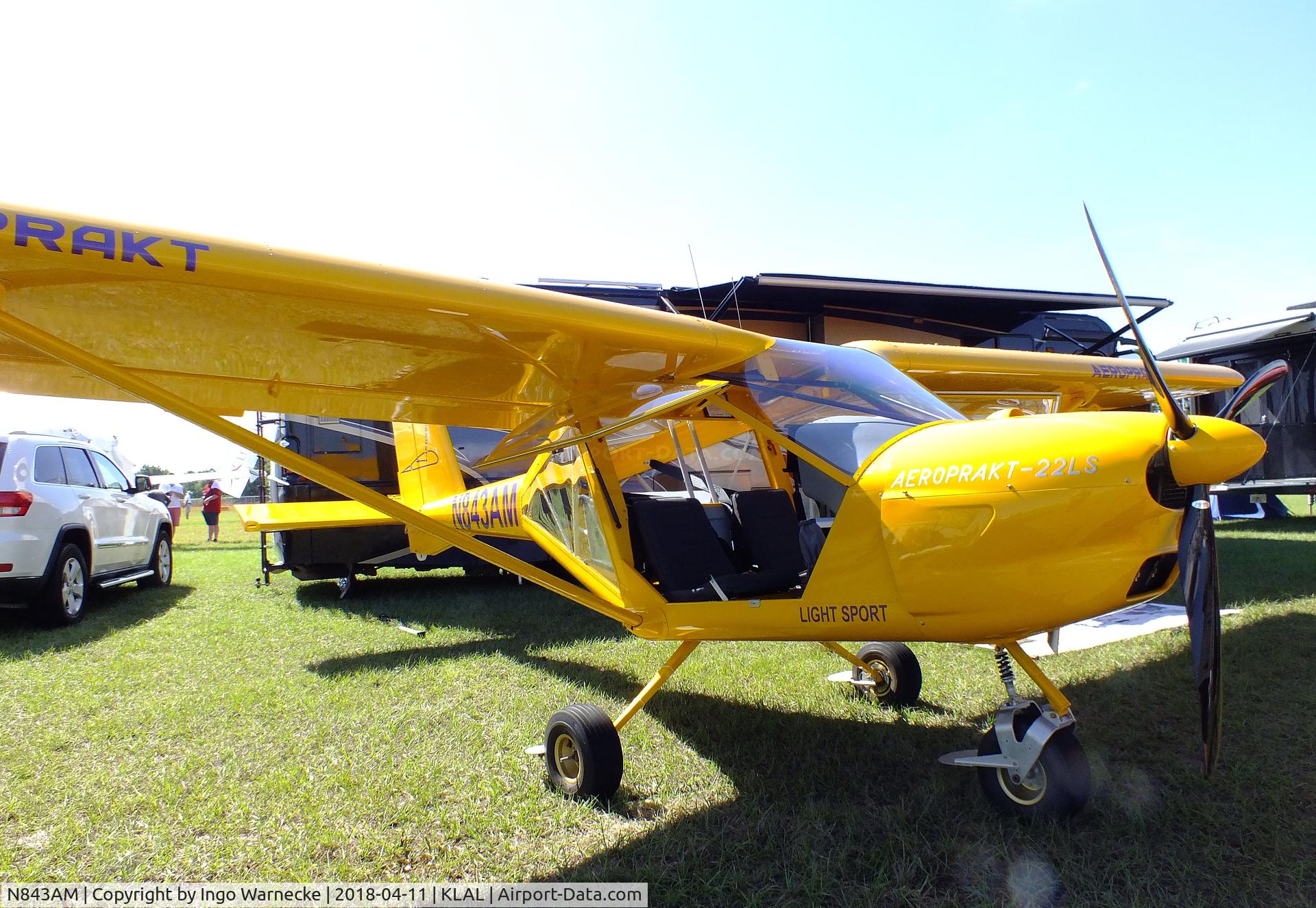 N843AM, Aeroprakt A22-LS Foxbat C/N 294, Aeroprakt A22-LS Foxbat at 2018 Sun 'n Fun, Lakeland FL