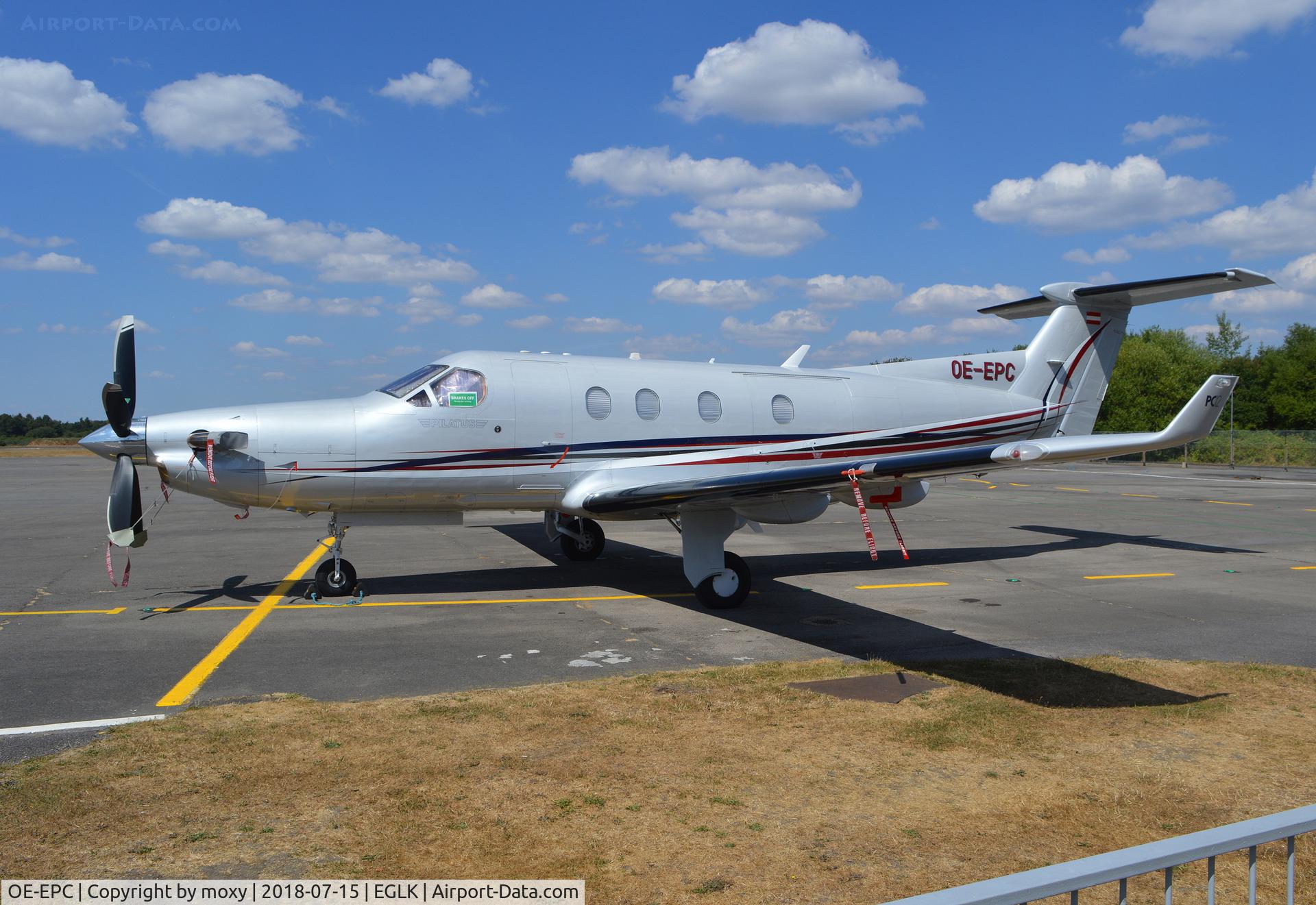 OE-EPC, 2004 Pilatus PC-12/45 C/N 536, Pilatus PC-12/45 at Blackbushe.