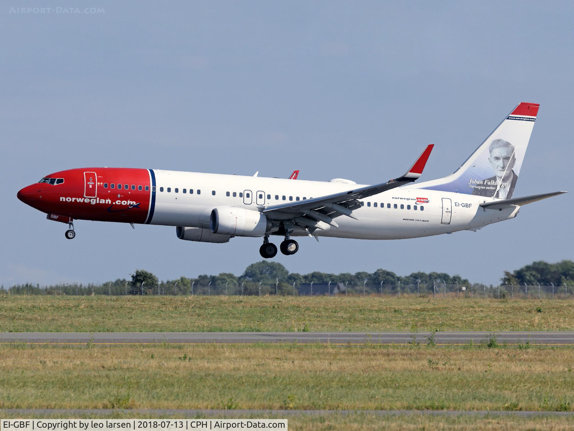 EI-GBF, 2013 Boeing 737-8JP C/N 39022, Copenhagen 13.7.2018 L/D R-04L
