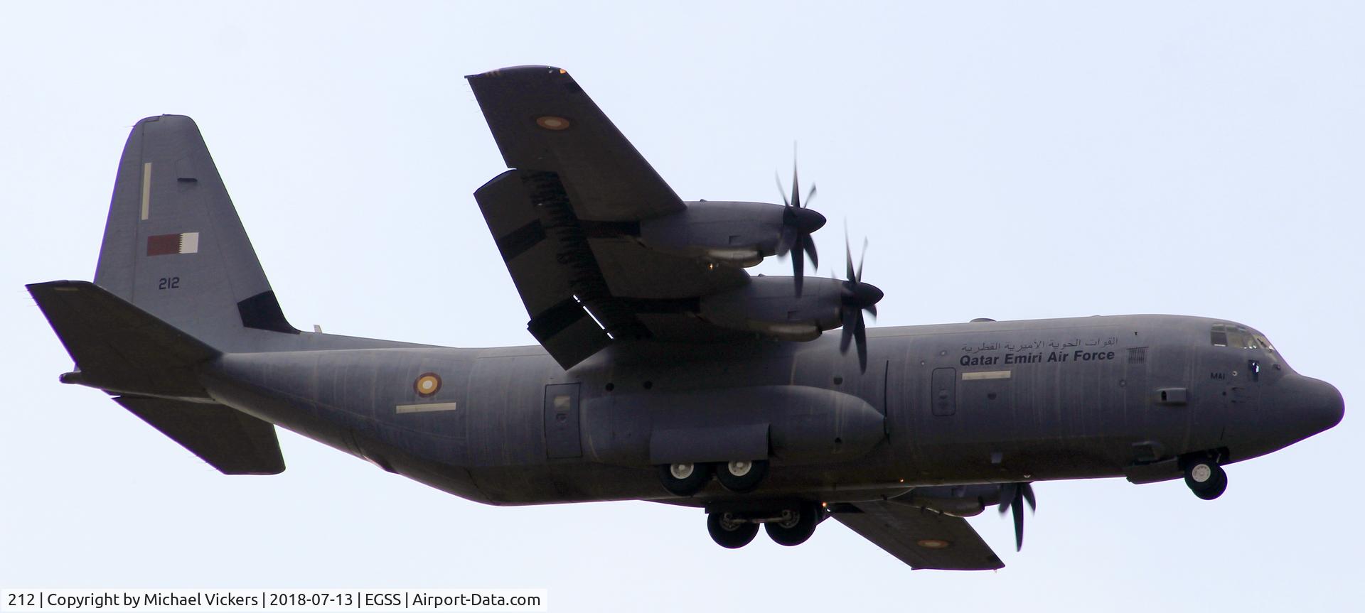 212, 2011 Lockheed Martin C-130J-30 Super Hercules C/N 382-5663, Landing runway 04