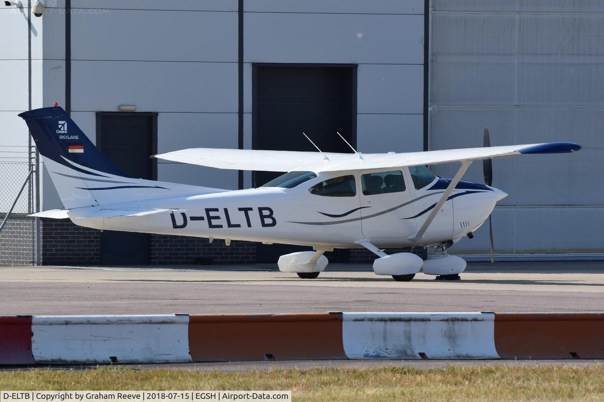 D-ELTB, Reims F182Q C/N 0082, Parked at Norwich.