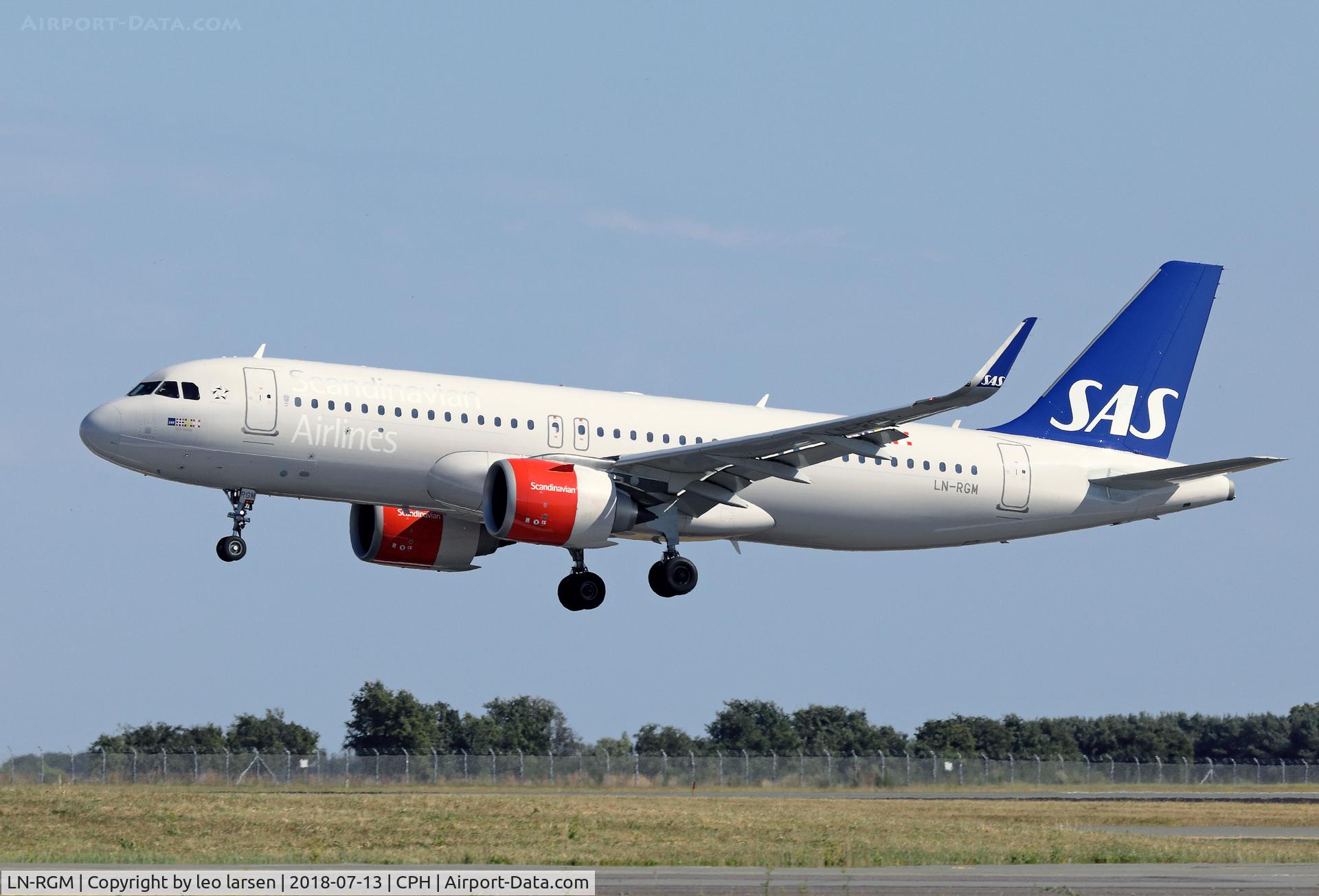 LN-RGM, 2016 Airbus A320-251N C/N 7277, Copenhagen 13.7.2018 L/D R-04L