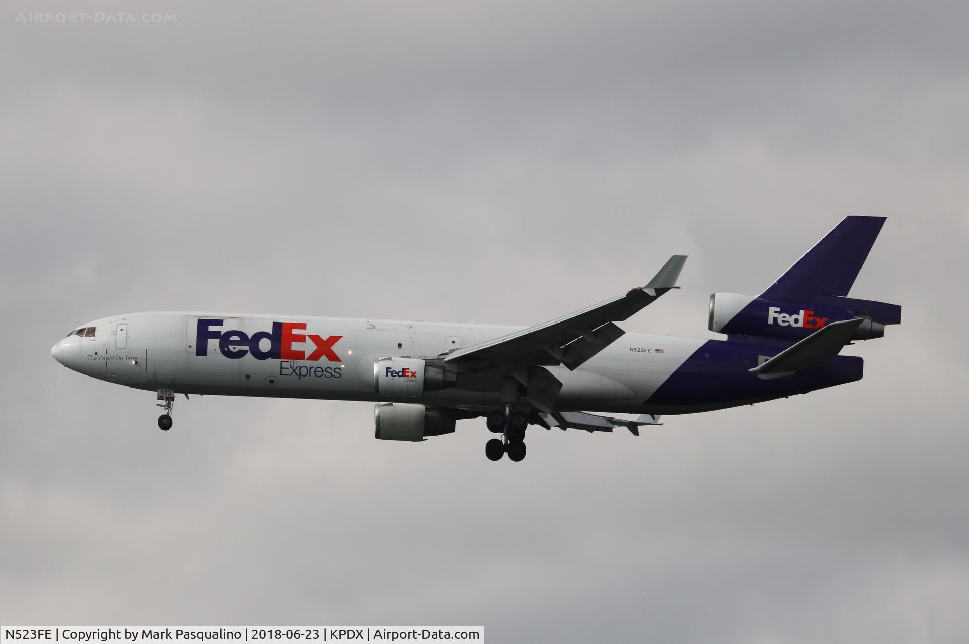 N523FE, 1993 McDonnell Douglas MD-11F C/N 48479, MD-11F