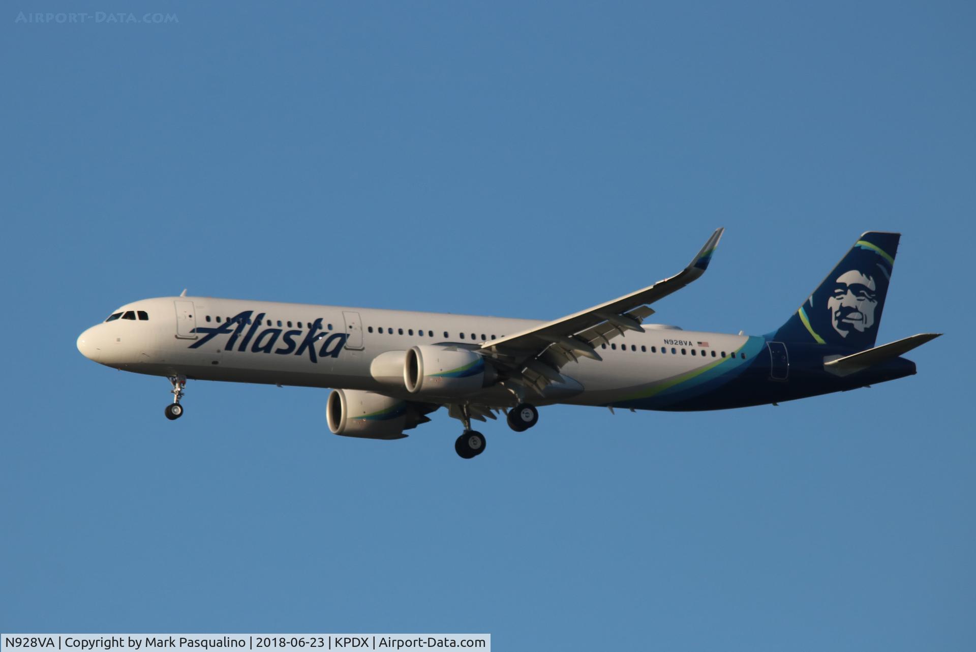 N928VA, 2018 Airbus A321-253N C/N 8246, Airbus A321-253N