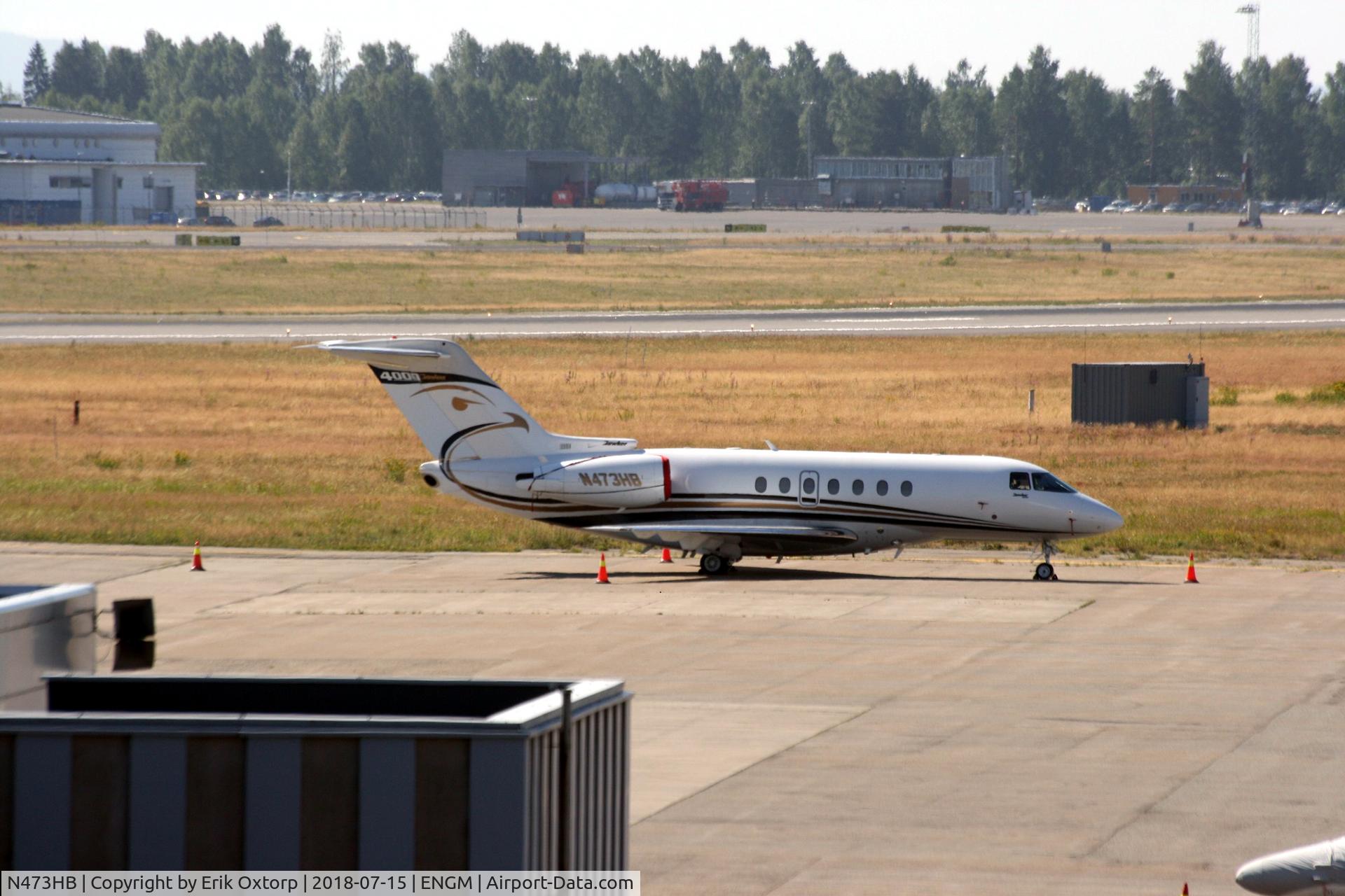 N473HB, 2012 Hawker Beechcraft 4000 C/N RC-73, N473HB in OSL