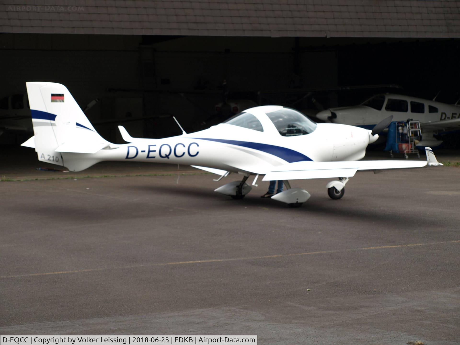 D-EQCC, Aquila A210 (AT01) C/N AT01-218, parking