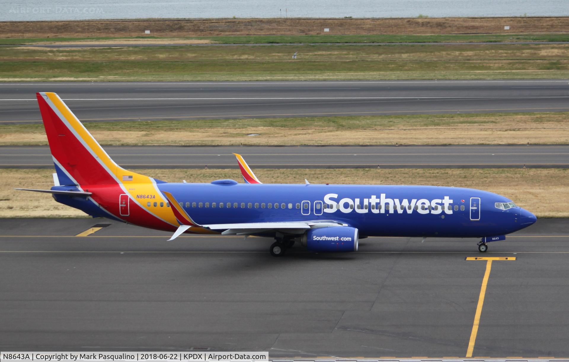 N8643A, 2014 Boeing 737-8H4 C/N 42524, Boeing 737-800