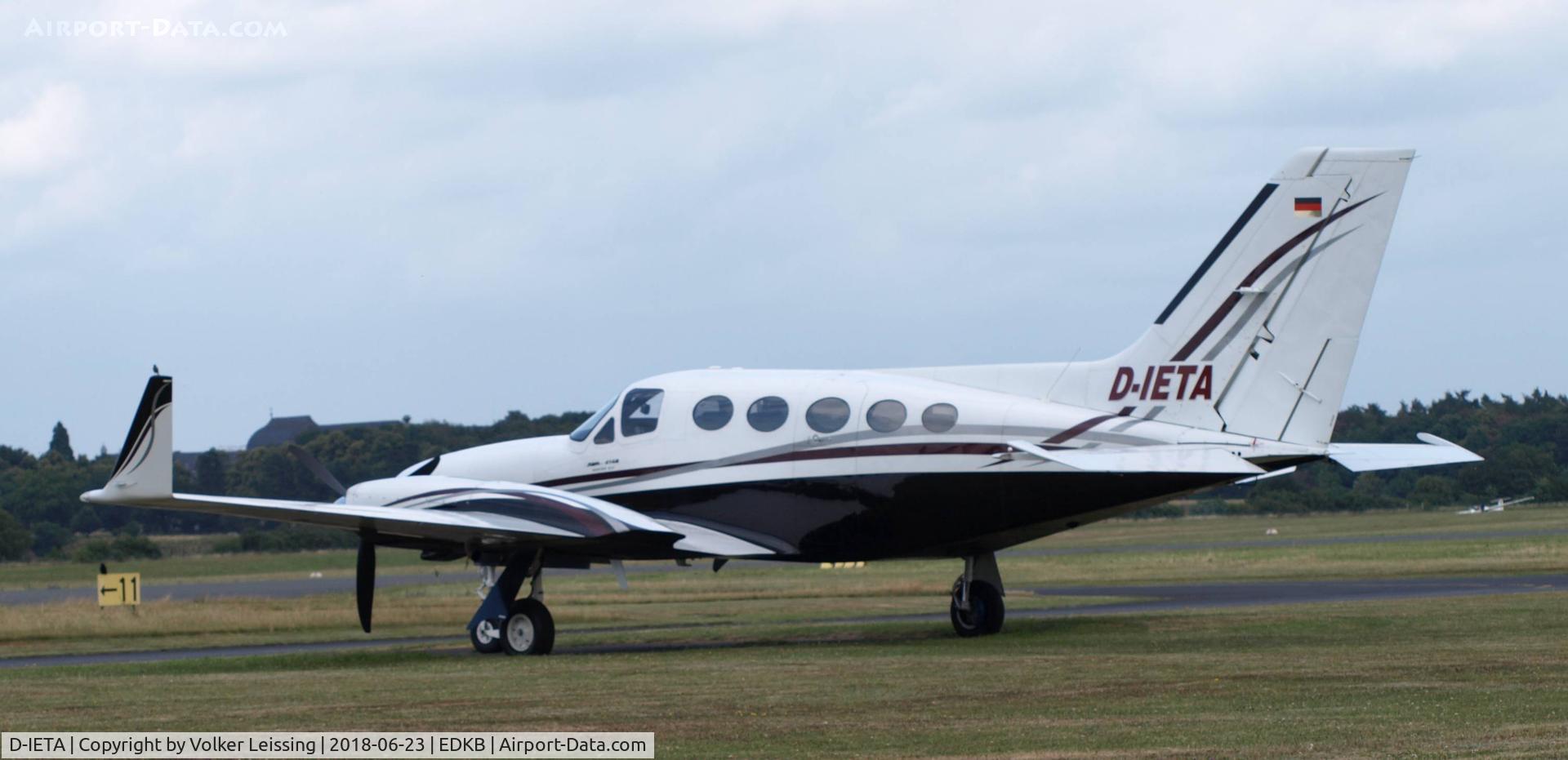 D-IETA, 1980 Cessna 414A Chancellor C/N 414A-0473, parking