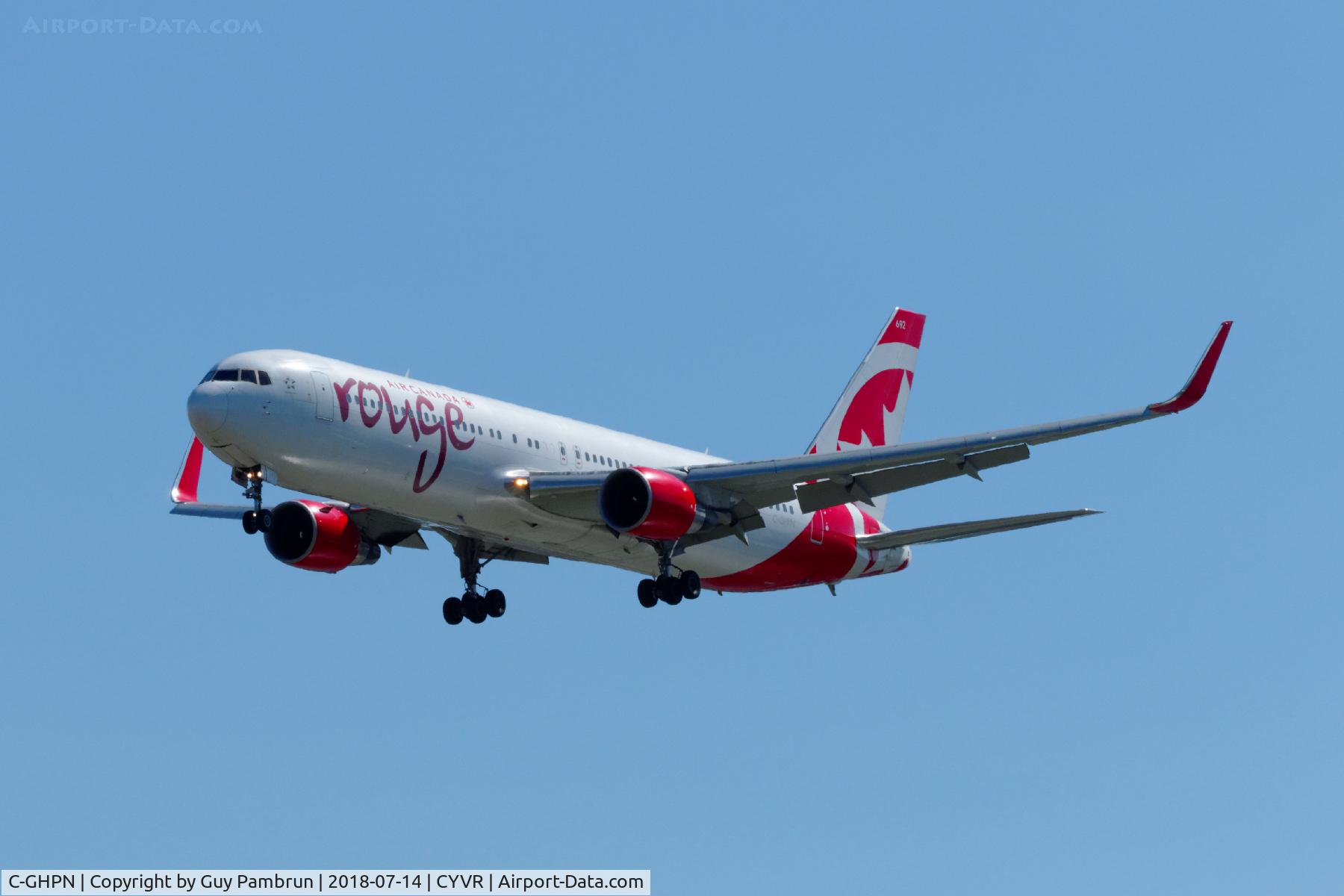 C-GHPN, 2003 Boeing 767-33A/ER C/N 33424, Landing on 26R