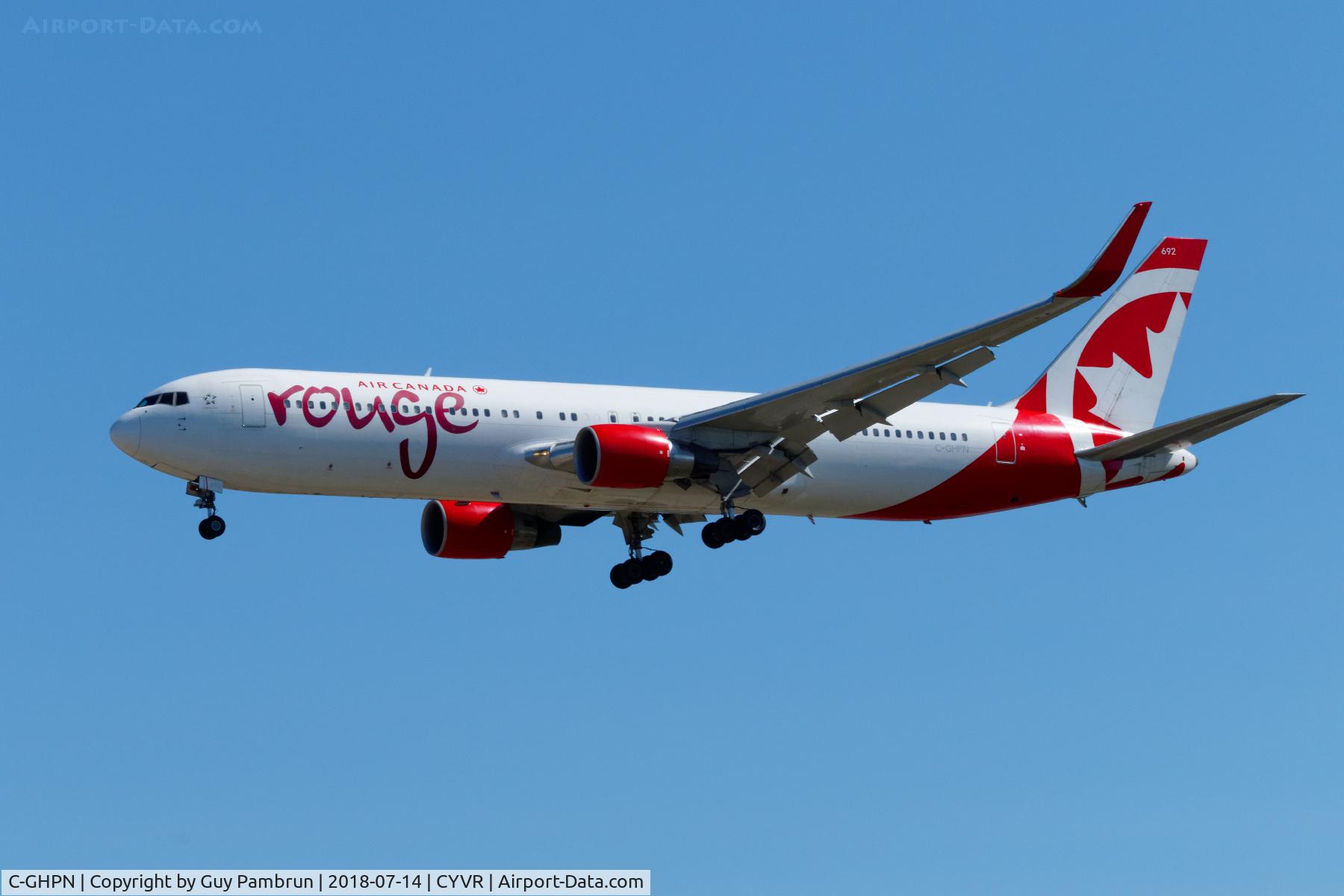 C-GHPN, 2003 Boeing 767-33A/ER C/N 33424, Landing on 26R
