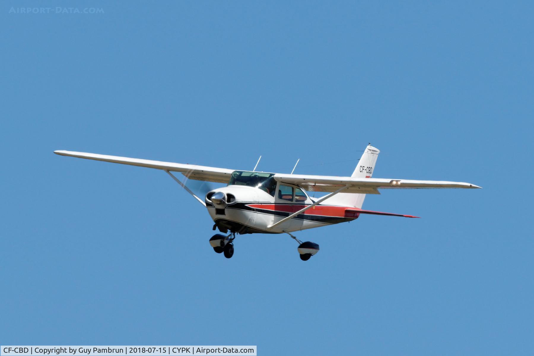 CF-CBD, 1967 Cessna 182K Skylane C/N 18258362, Landing