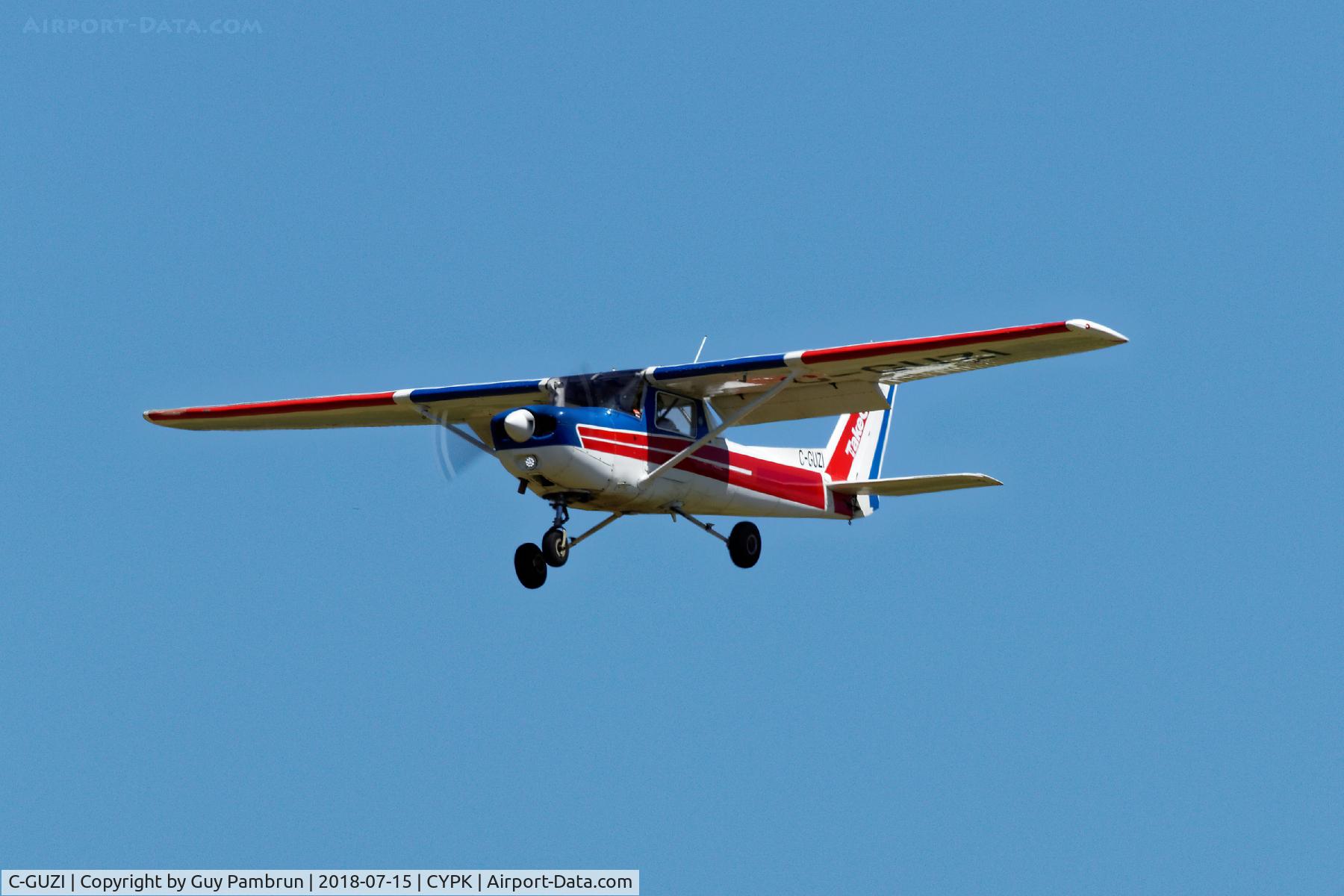 C-GUZI, 1977 Cessna 152 C/N 15279710, Landing