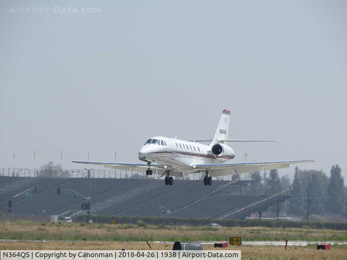 N364QS, 2006 Cessna 680 Citation Sovereign C/N 680-0062, Landing